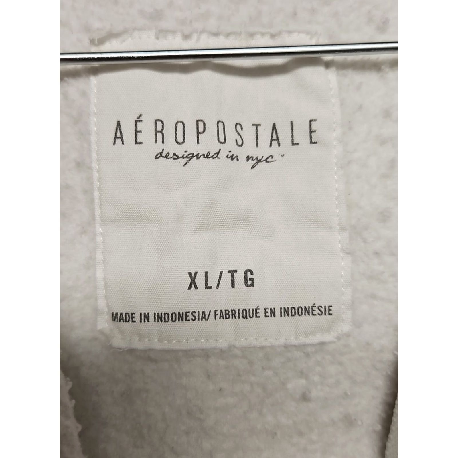 Vintage Aéropostale Y2K Zip Hoodie Womens XL Gray Pink Logo Full Zip Hoodie Size XL / US 12-14 / IT 48-50 - 4 Thumbnail
