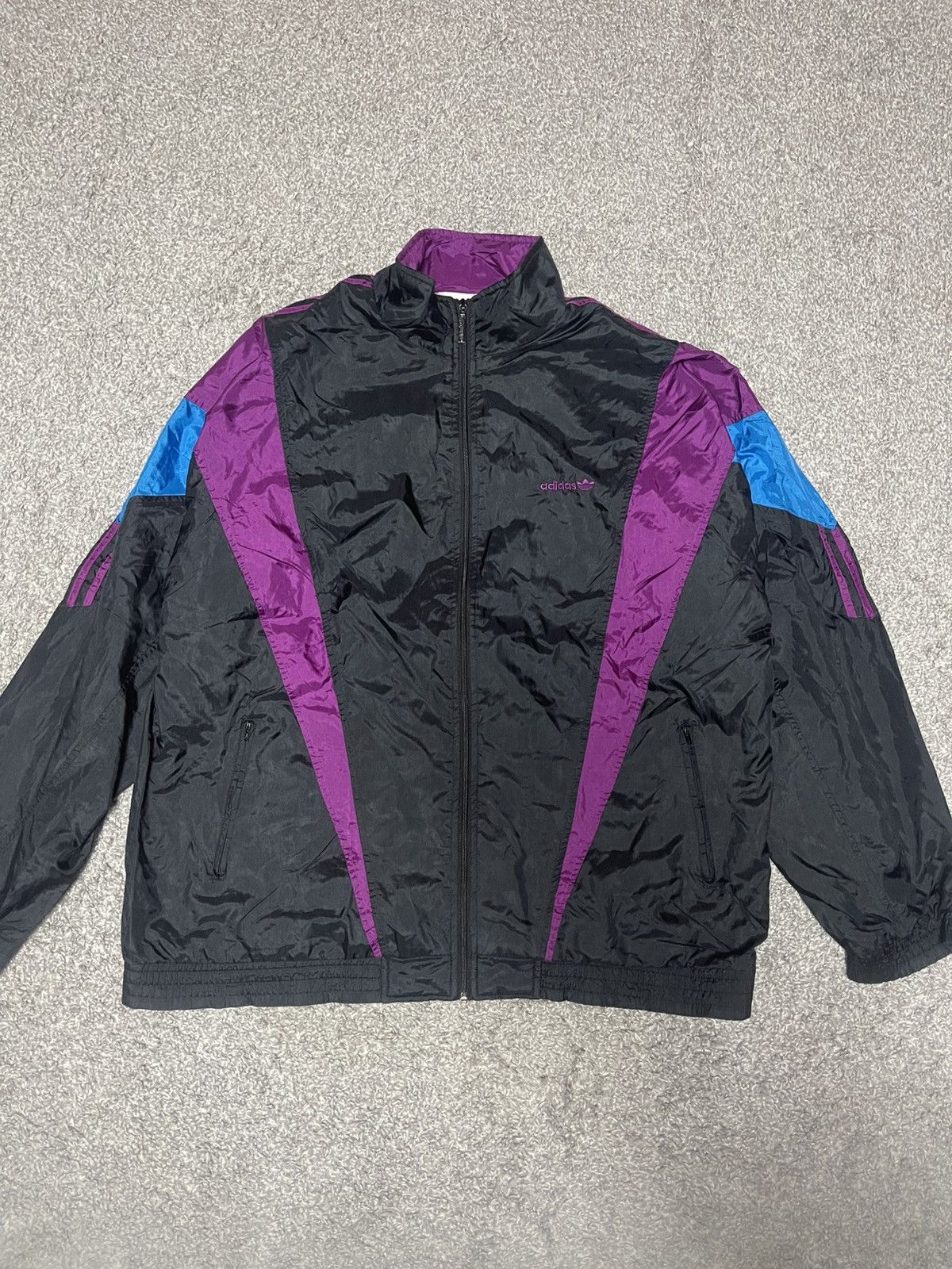 Adidas Adidas Retro Jacket Vintage Windbreaker Track Nylon 90s Size US XXL / EU 58 / 5 - 1 Thumbnail