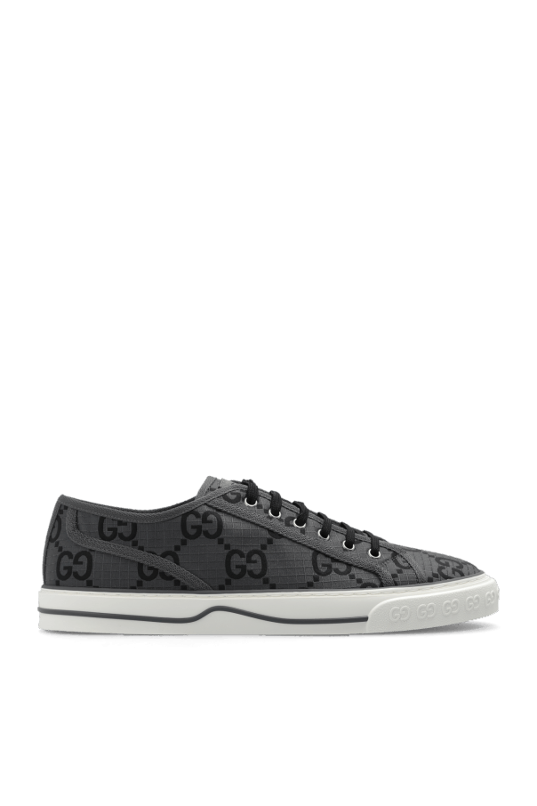 Gucci o1s1wg110325 Men's Gucci Tennis 1977 Sneakers Grey & Black Size US 7 / EU 40 - 1 Thumbnail