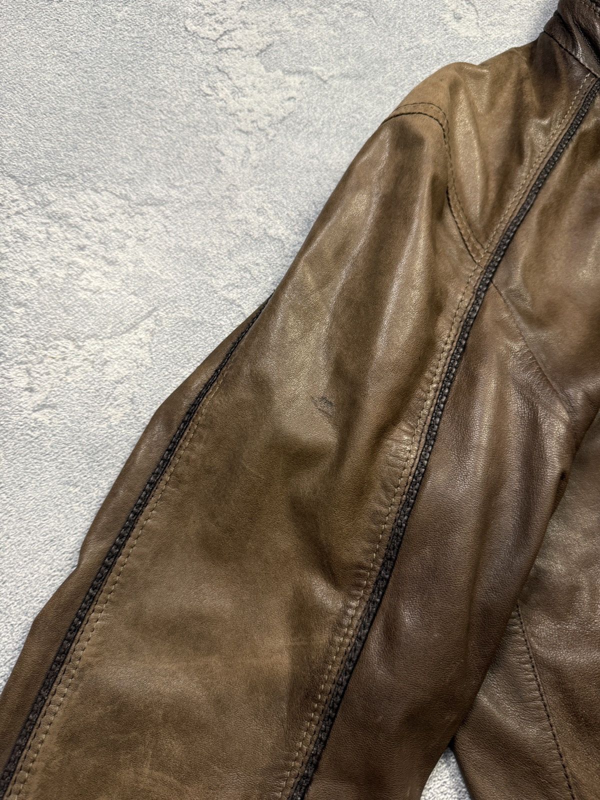 Gimo's Gimos Pelle Leather Bomber Jacket Japanse Style Size US L / EU 52-54 / 3 - 5 Thumbnail