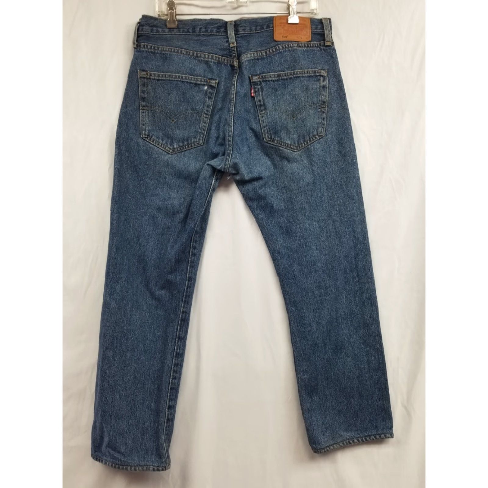 Levi's VINTAGE Levi’s 501 Jeans Mens 32x32 Denim Distressed 90s USA Size US 32 / EU 48 - 2 Thumbnail
