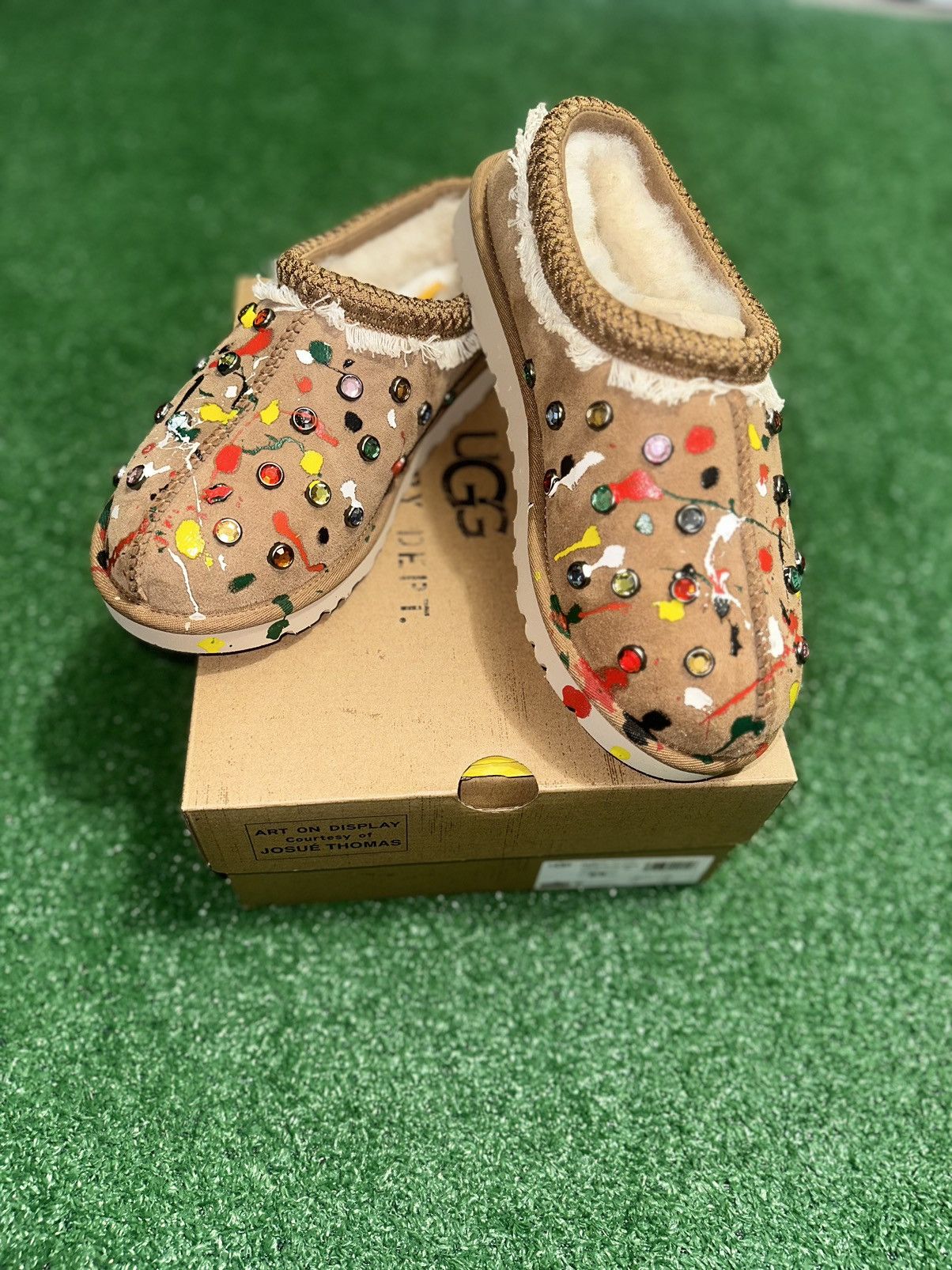 image of Gallery Dept x Uggs Tasman Slip-Ons Shoes in Chester Tan, Men's (Size 8)