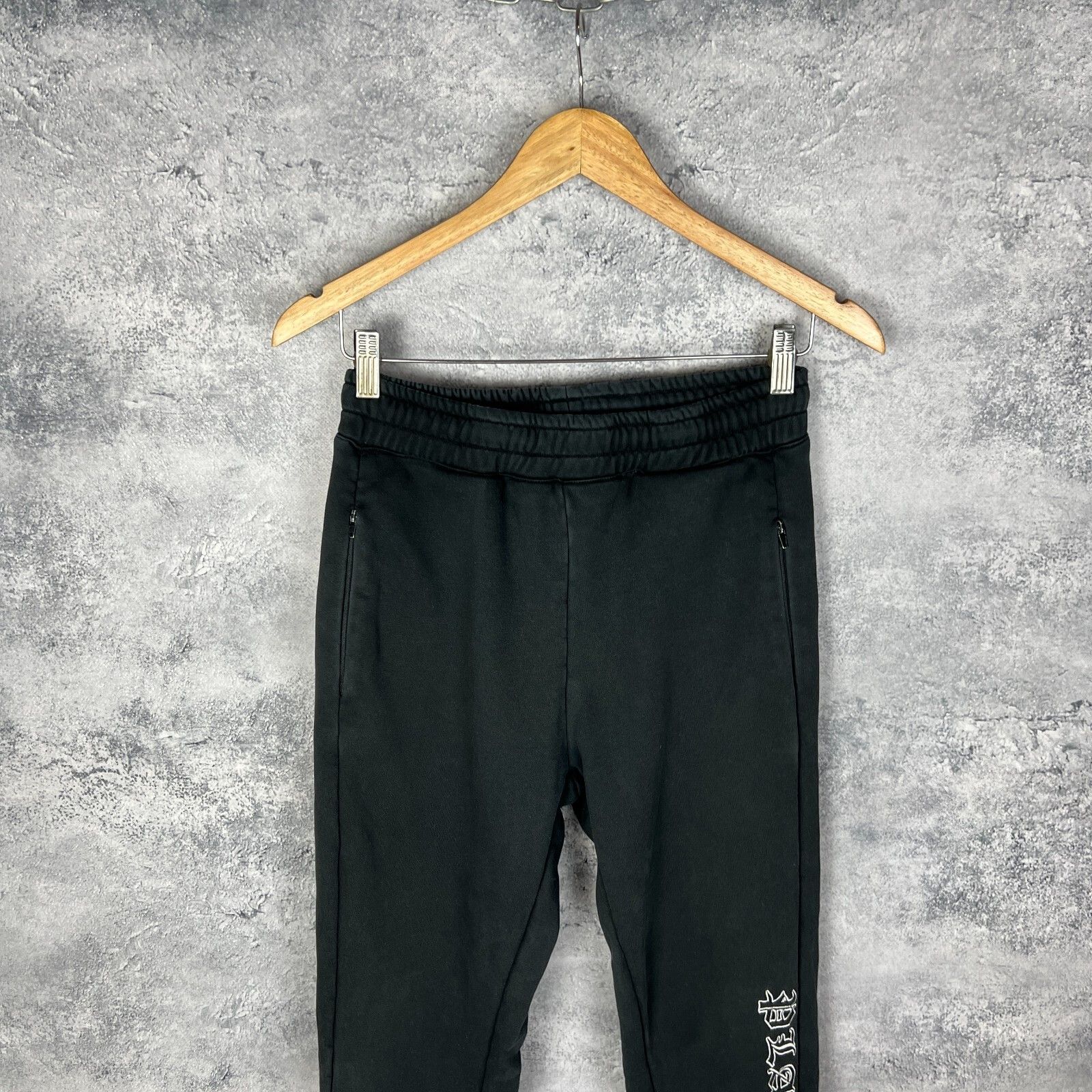 Places + Faces PLACES+FACES Sweatpants Men's Size S Black Cotton ` Size US 30 / EU 46 - 3 Thumbnail