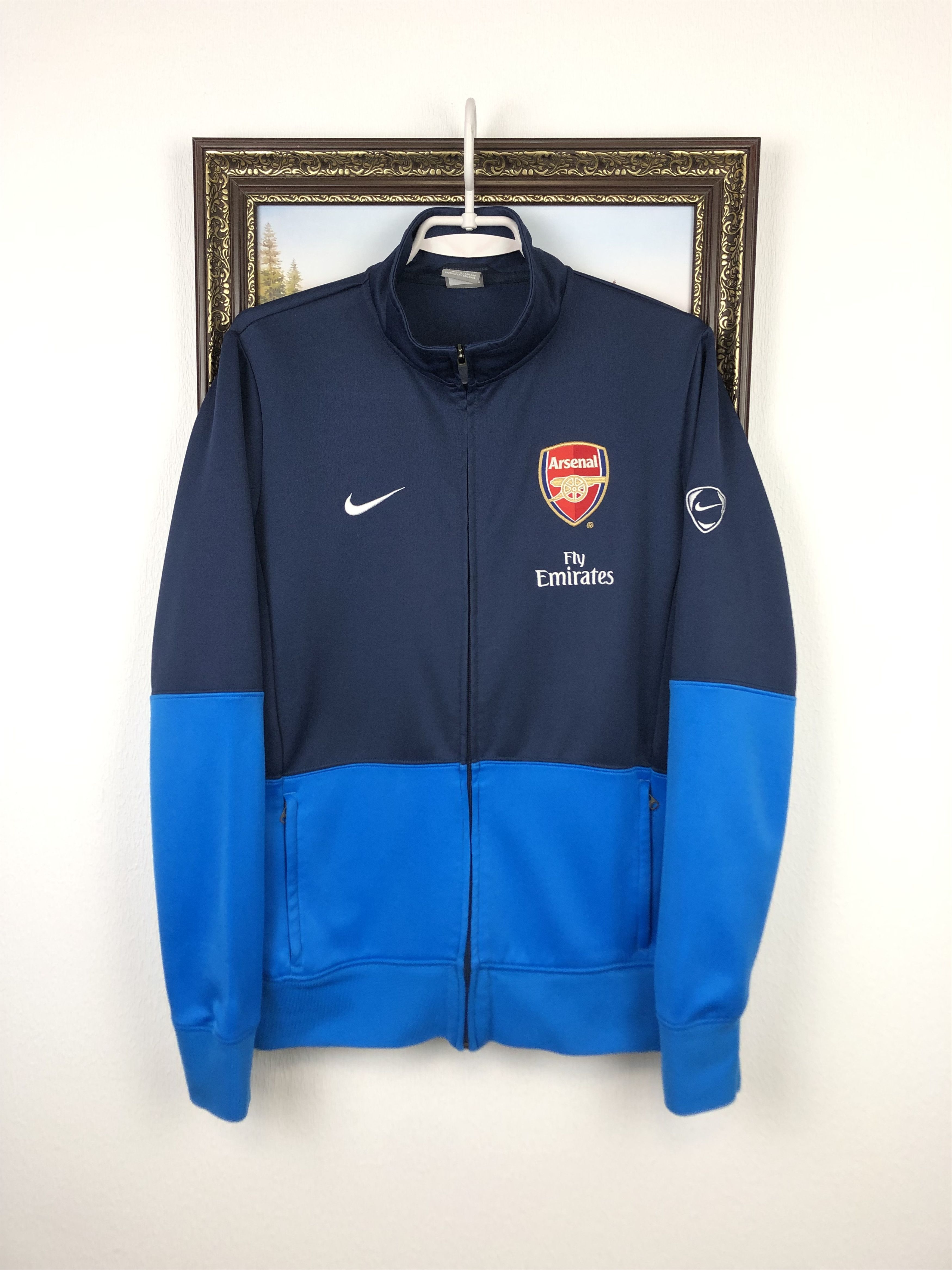 Nike Vintage Arsenal Football Jacket Soccer Track Top Gunners Size US M / EU 48-50 / 2 - 1 Thumbnail