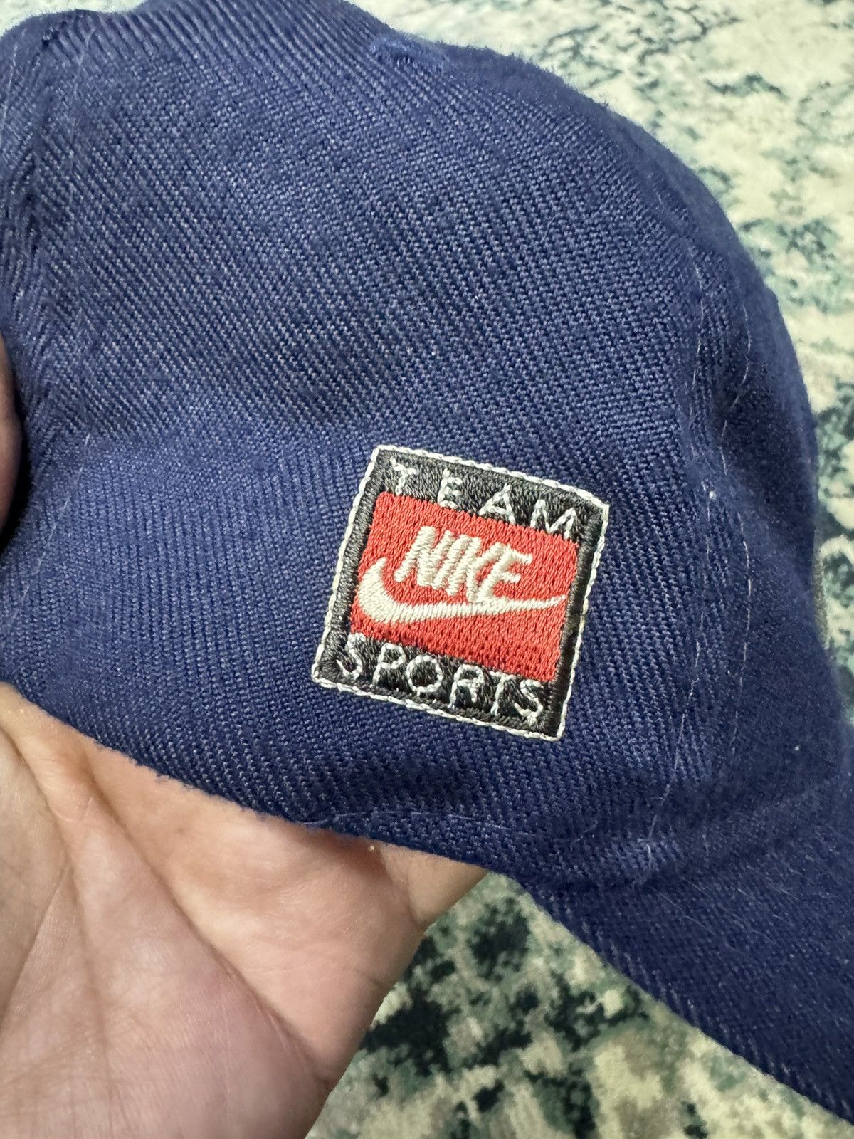 Nike × Vintage VINTAGE 1990s NIKE SPORTS EMBROIDERED SNAP BUTTON CAP Size ONE SIZE - 9 Thumbnail