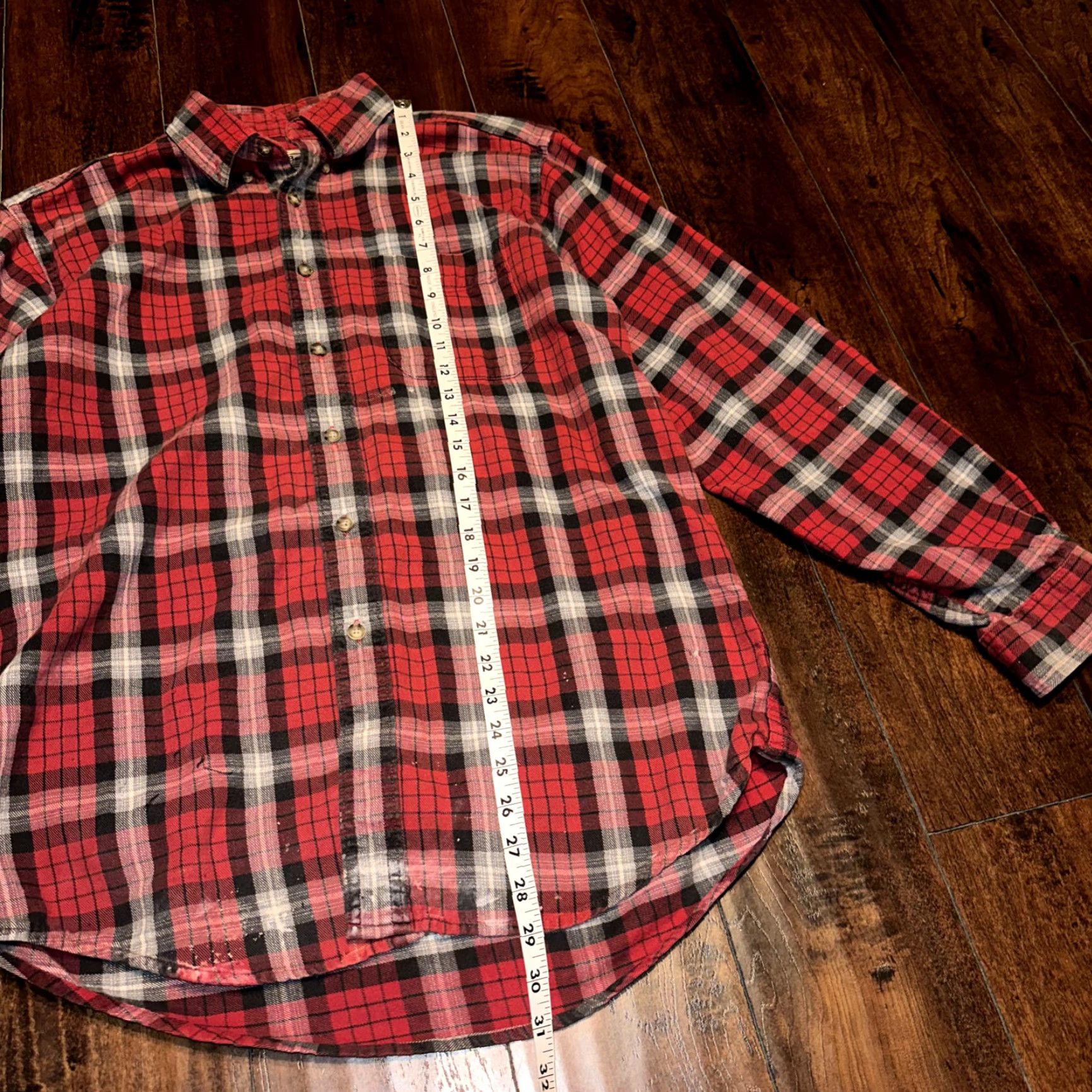 Vintage VINTAGE LL Bean Shirt Jacket Mens Medium Red Flannel Chore Barn Button Down Fall Basic Size US M / EU 48-50 / 2 - 5 Thumbnail