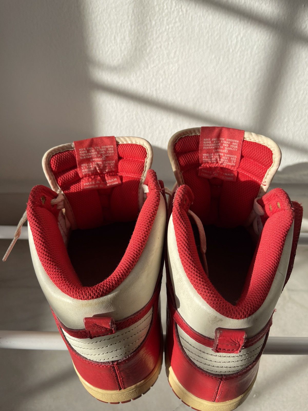 Nike Nike Dunk Red/White Size US 8.5 / EU 41-42 - 10 Thumbnail