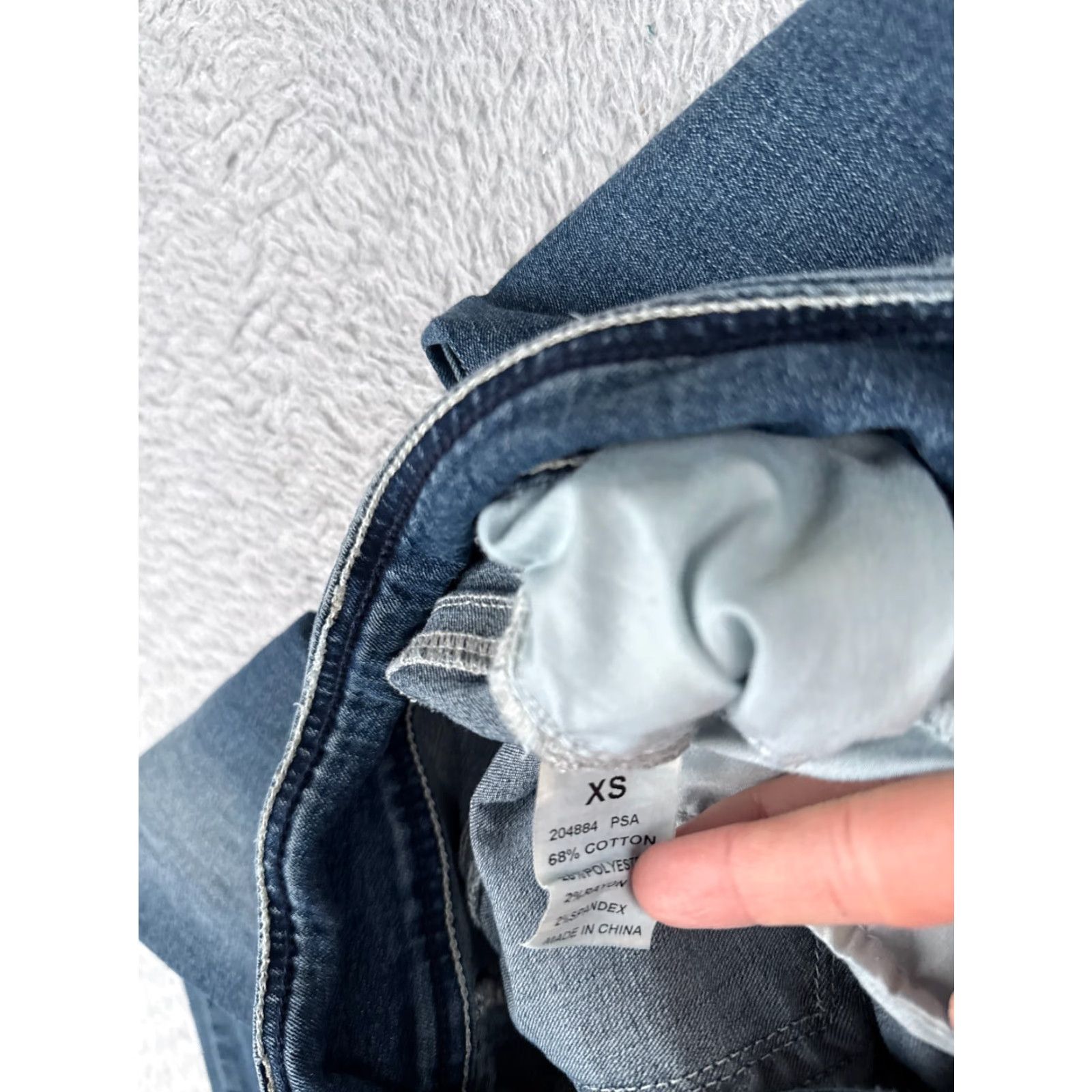 Vintage Flamingo Jeans Women Blue Denim Distressed Flared Cotton Blend 25x31 Size 42" / US 20 - 6 Thumbnail