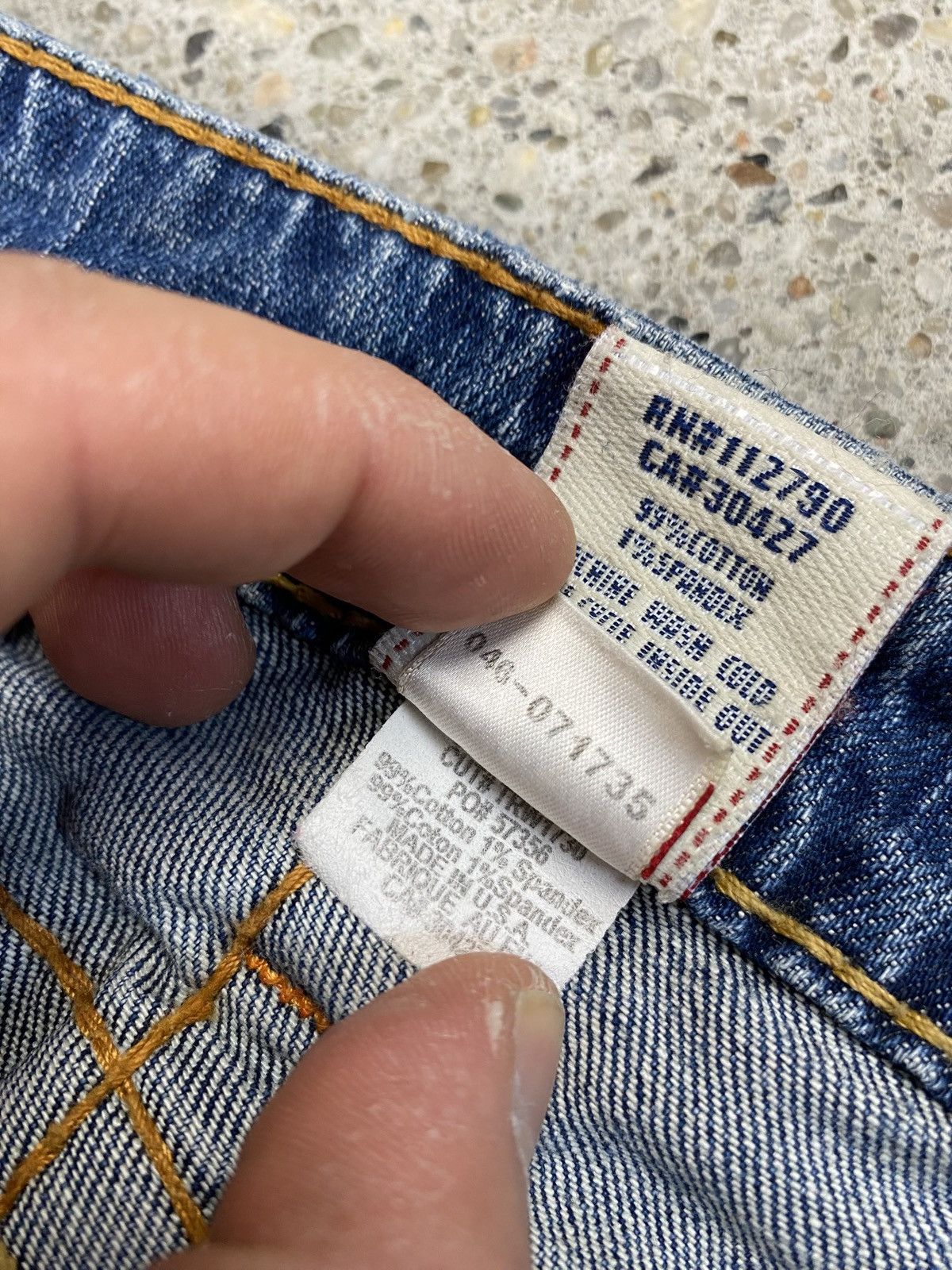 True Religion True religion straight leg jeans stevie made in usa Size 28" / US 6 / IT 42 - 10 Thumbnail