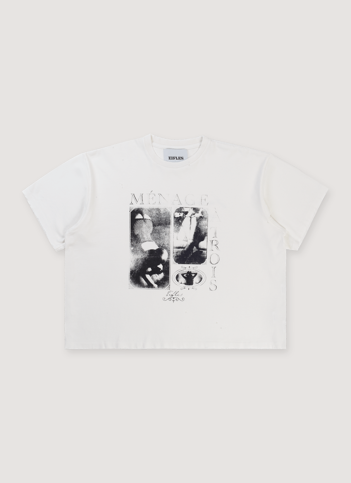 Other Eifles Ménage Tee Vintage White Size US M / EU 48-50 / 2 - 1 Thumbnail