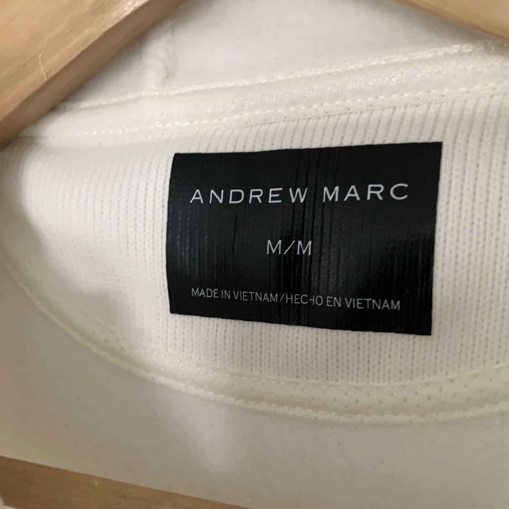 Andrew Marc ANDREW MARC Jacket Women Ivory M Knit Fleece Performance Full Zip Size M / US 6-8 / IT 42-44 - 2 Thumbnail