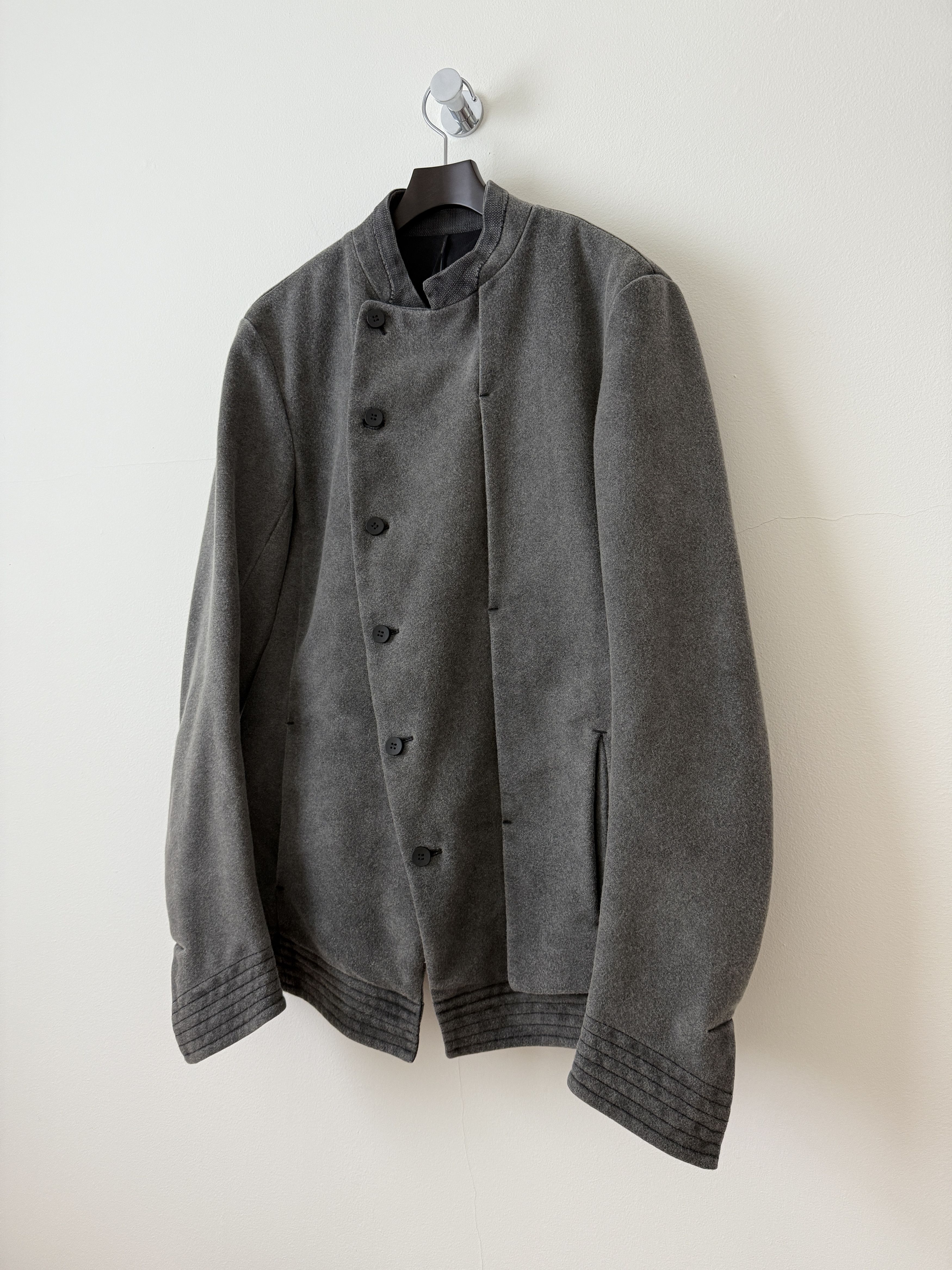 Masnada Wool Asymmetrical Peacoat Size US M / EU 48-50 / 2 - 6 Thumbnail