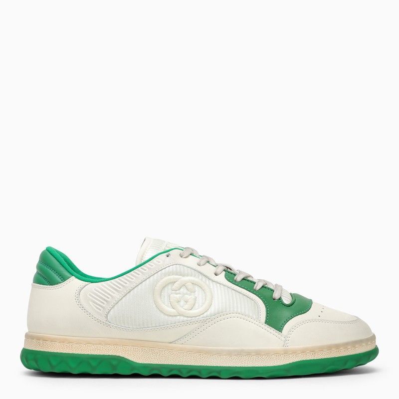 image of Gucci Low Mac80 White/green Sneaker, Men's (Size 10)