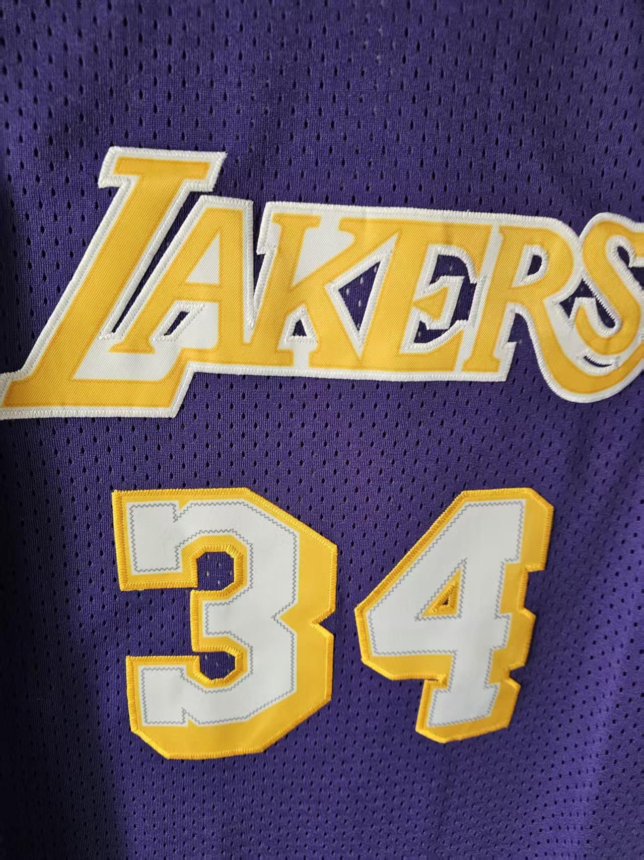 NBA Lakers #34 Shaquille O'Neal Jersey Size US S / EU 44-46 / 1 - 3 Thumbnail