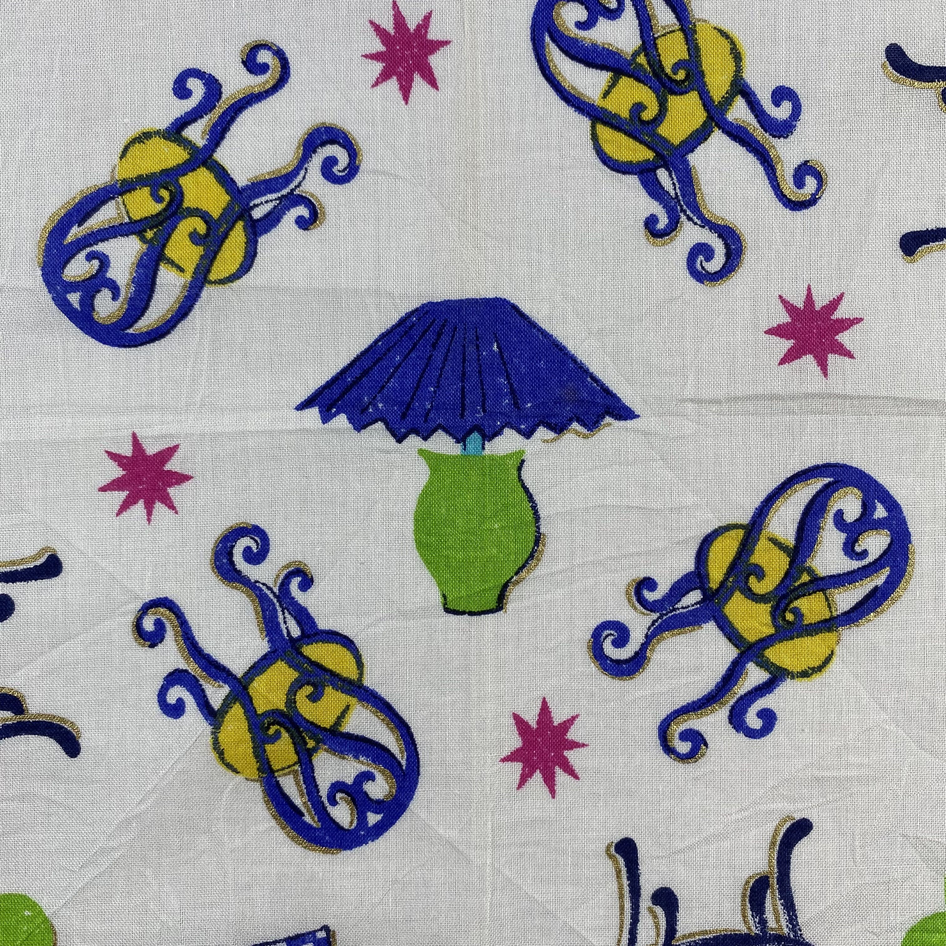 Fiorucci × Vintage Fiorucci Handkerchief / Neckerchief / Bandana-P1167 Size ONE SIZE - 4 Thumbnail