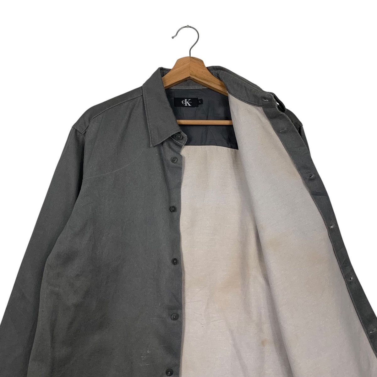 Calvin Klein CALVIN KLEIN Casual Shirt Jacket #2434-C109 Size US L / EU 52-54 / 3 - 10 Thumbnail