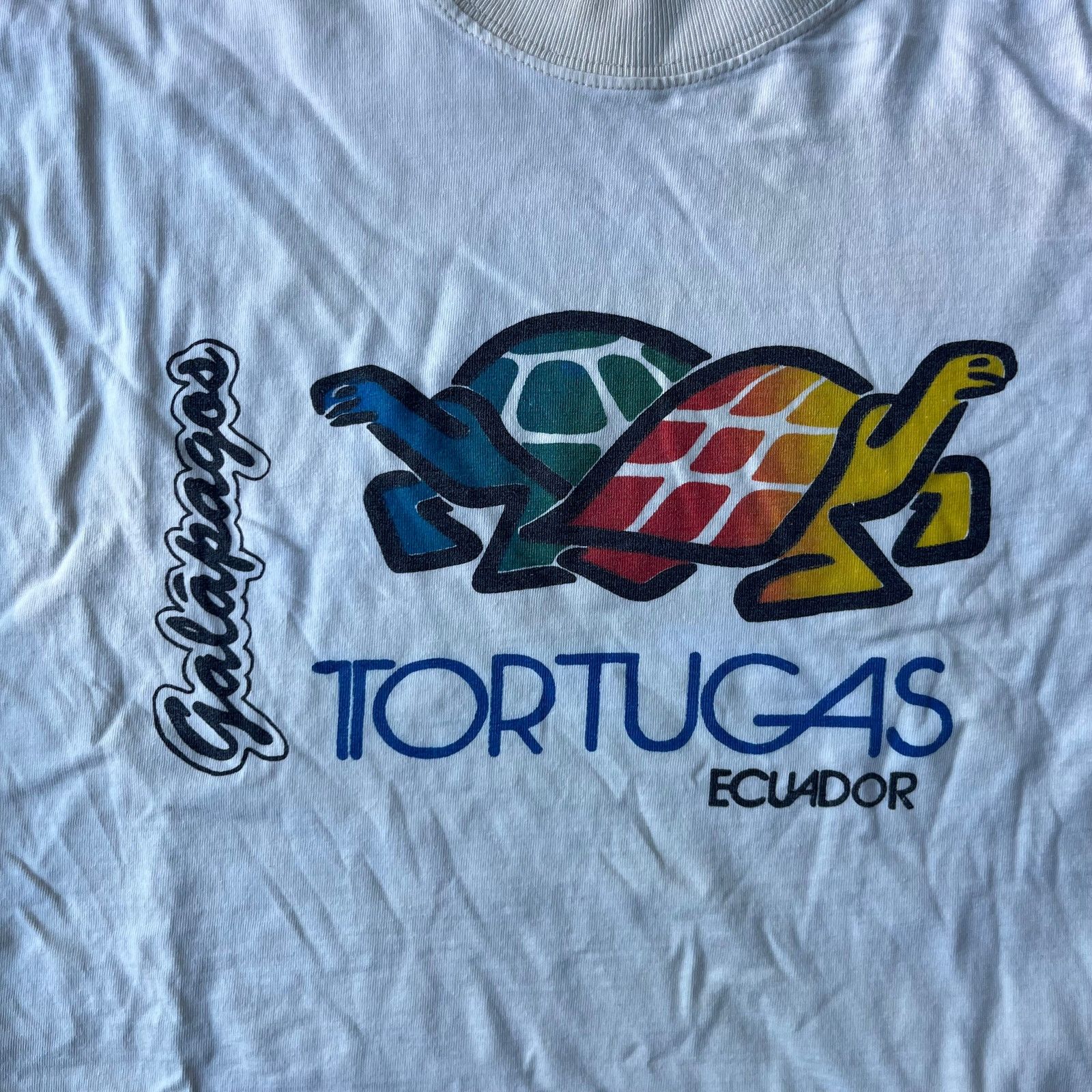 Vintage VINTAGE TORTUGAS ECUADOR NOVELTY TOURISM AR SHIRT MENS XL Size US XL / EU 56 / 4 - 5 Thumbnail