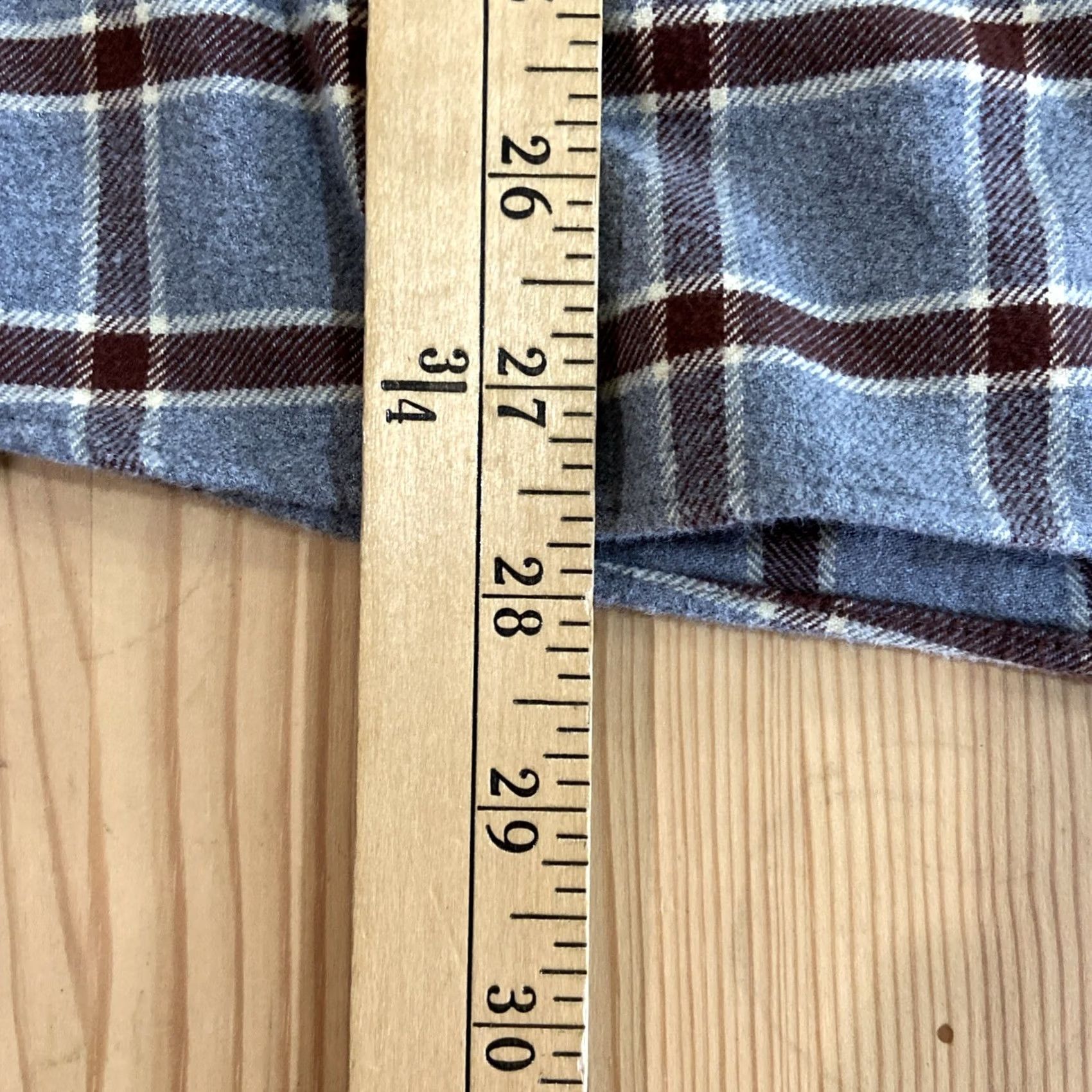 UNTUCKit UNTUCKit Flannel Shirt Mens XL Gray Check Long Sleeve Button Up Cotton Size US XL / EU 56 / 4 - 3 Thumbnail