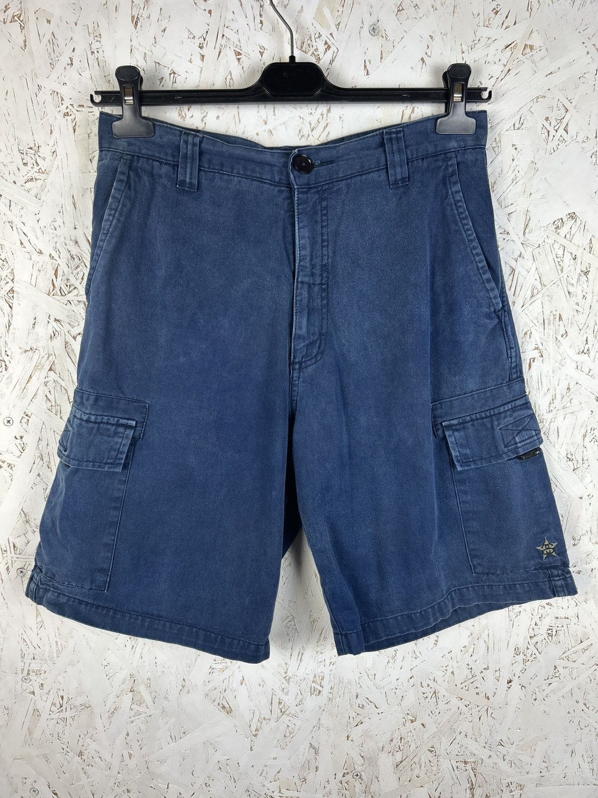 Stussy × Vintage 90s Vintage Stussy Star Embroidery Cargo