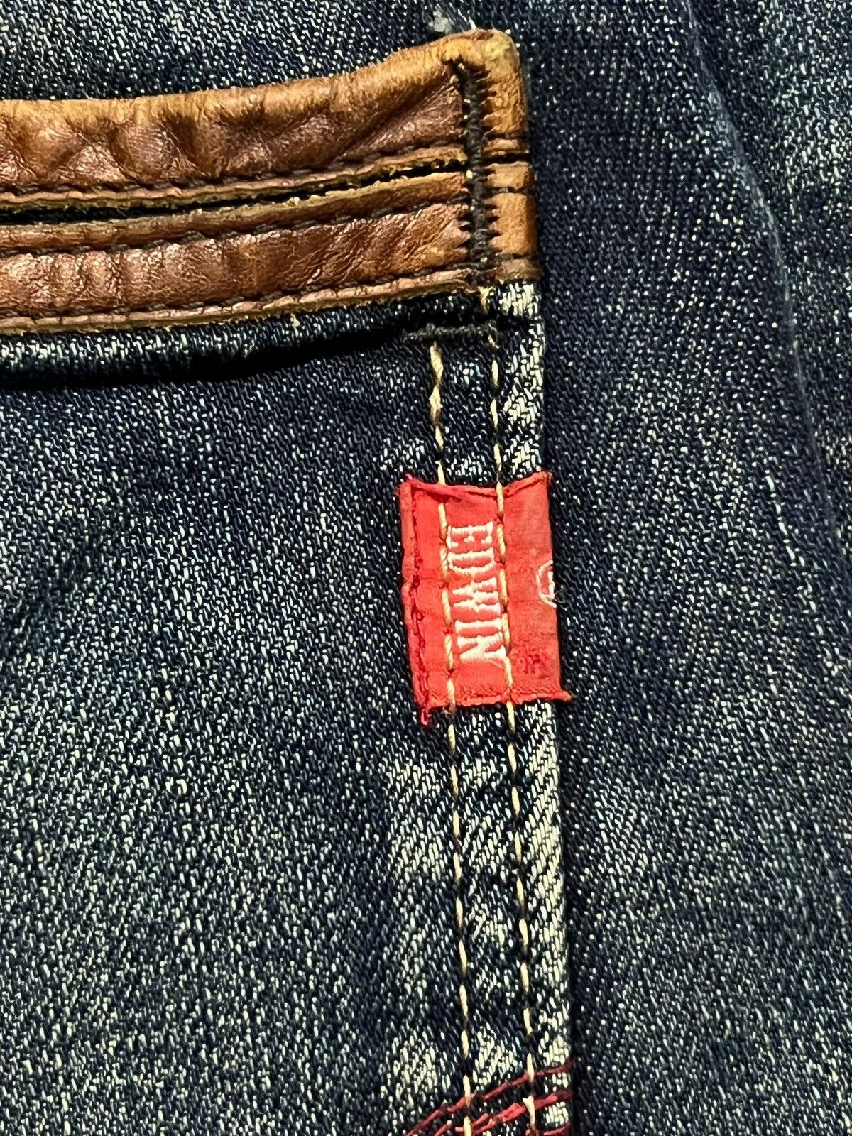 Edwin Vintage Edwin Blue Trip 006 Japan- Faded Wash, Distressed Size US 32 / EU 48 - 12 Thumbnail