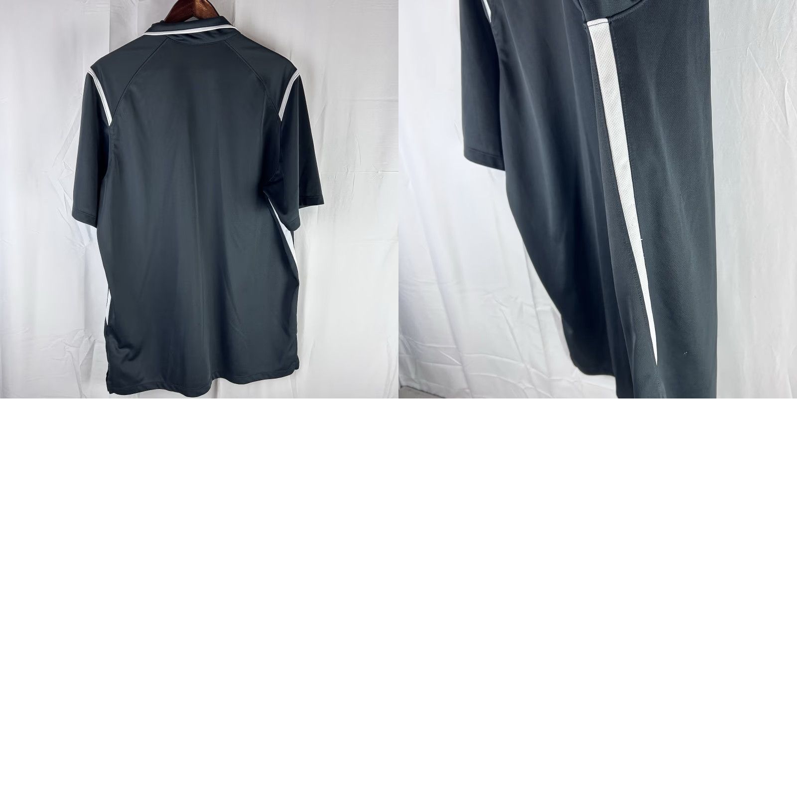 Nike Nike Golf Polo Shirt Mens L Gray White Swoosh 658085-061 Dri-Fit Team Gameday Training Short Sleeve Regular Shirt Polo Size US L / EU 52-54 / 3 - 9 Thumbnail