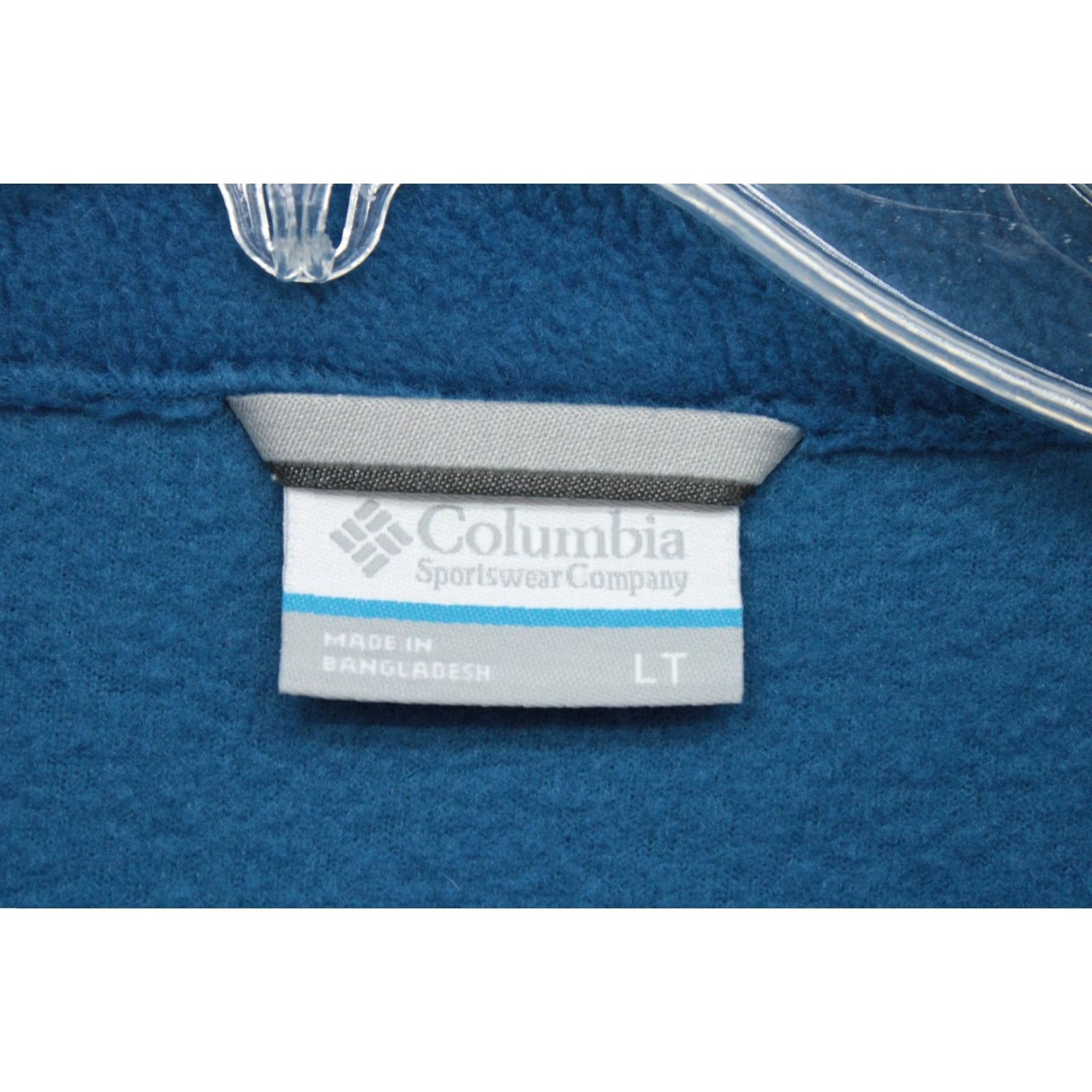 All Blues Columbia Fleece Vest Men's Large Tall Blue Outdoor Full Zip Hiking Cozy Size US L / EU 52-54 / 3 - 5 Thumbnail