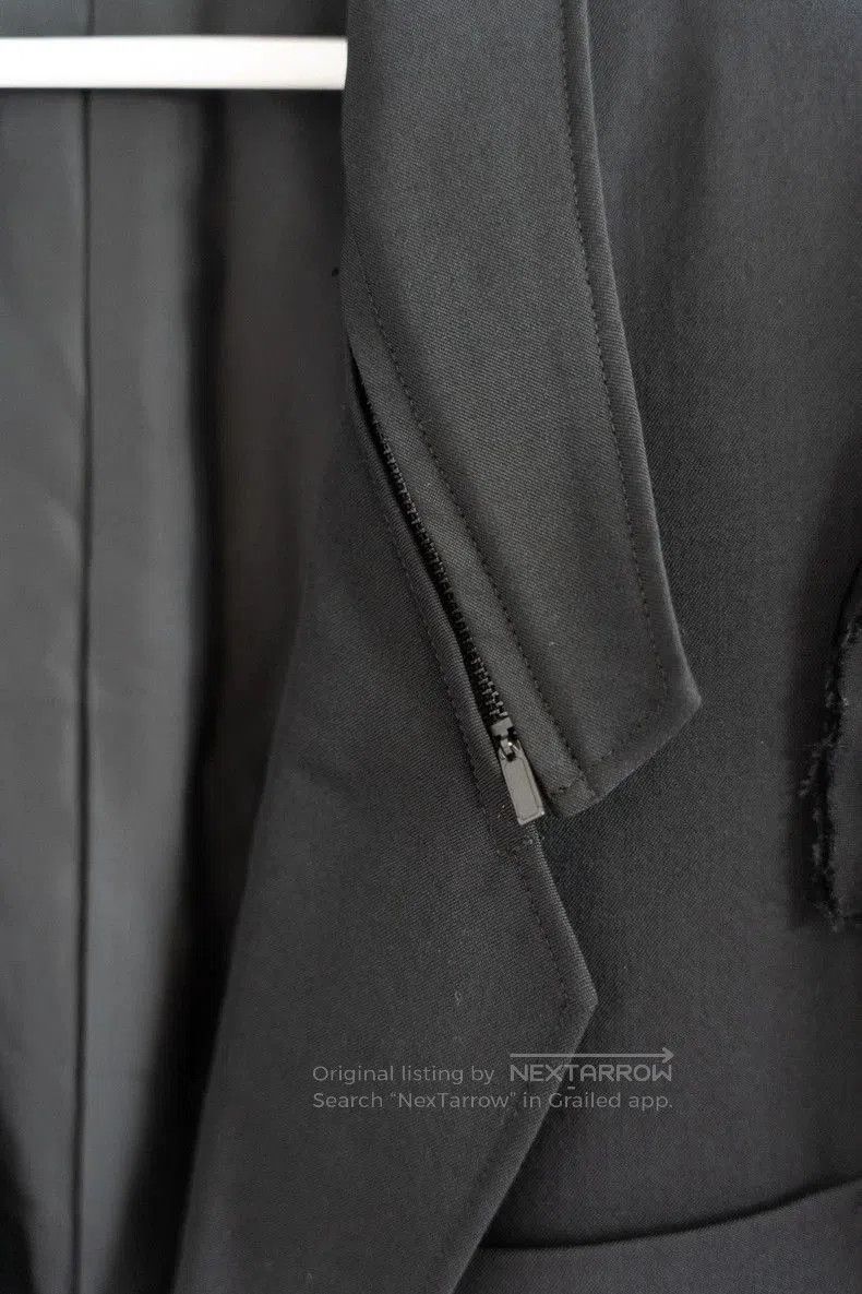 Yohji Yamamoto Yohji Yamamoto 18AW Ruffled Zip Long Blazer. Size US S / EU 44-46 / 1 - 6 Thumbnail