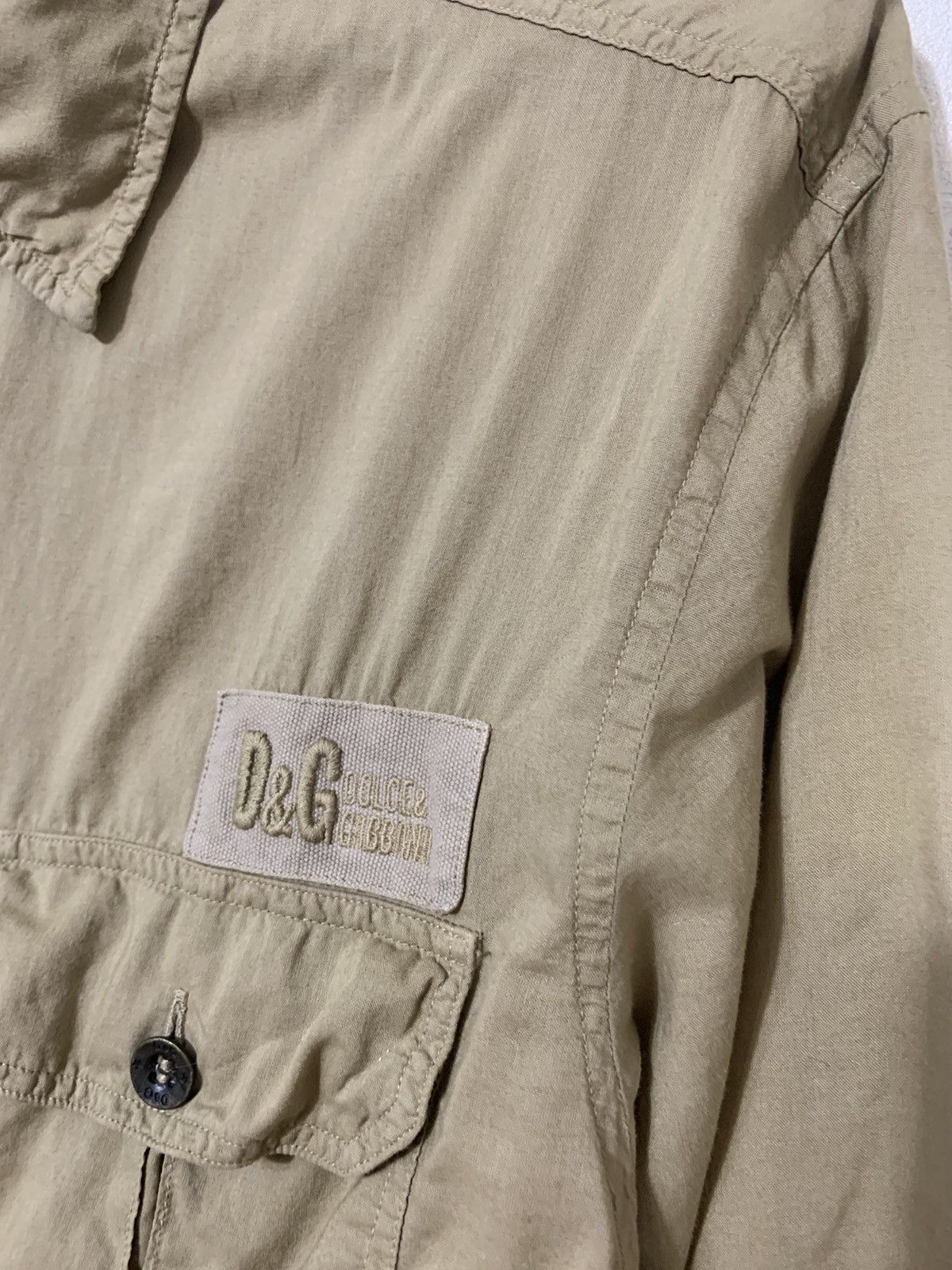 Dolce & Gabbana × Vintage Dolce & Gabbana Vintage Double Pocket Shirt Button Up Size US M / EU 48-50 / 2 - 4 Thumbnail