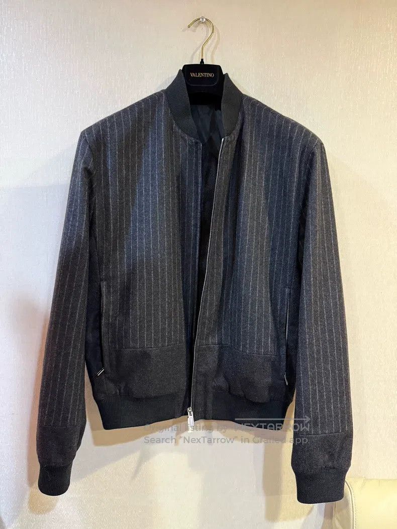 Hermes Hermes Vertical Stripe Jacket 100% Wool Size US M / EU 48-50 / 2 - 1 Thumbnail