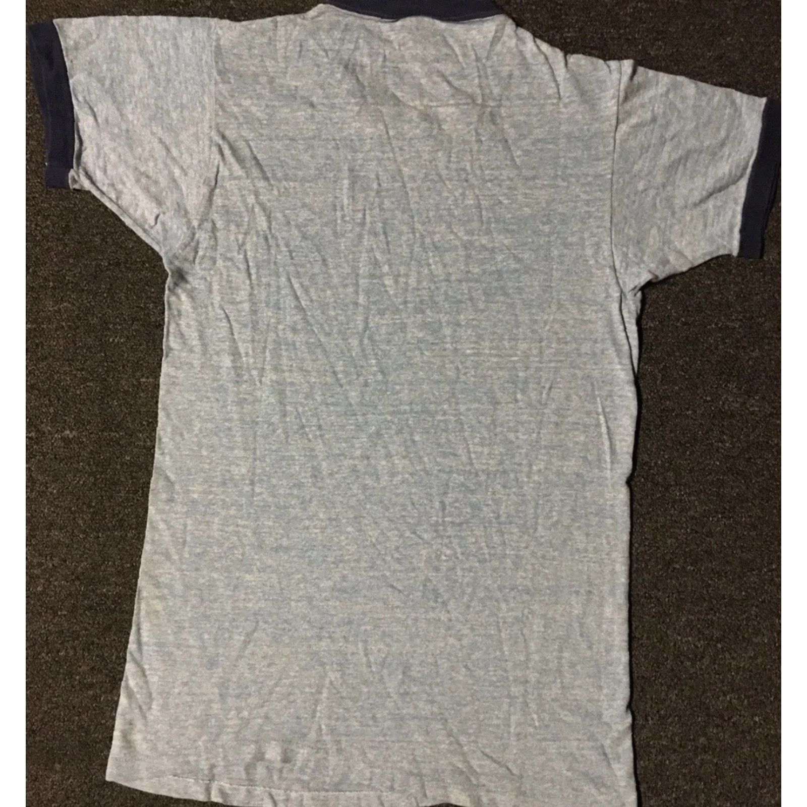 Vintage VINTAGE NIU Shirt S USA Track Grunge 70s 80s 90s College Football University Retro Graphic Tee Mens Blue Short Sleeve Crew Neck Single Stitch Size US S / EU 44-46 / 1 - 6 Thumbnail