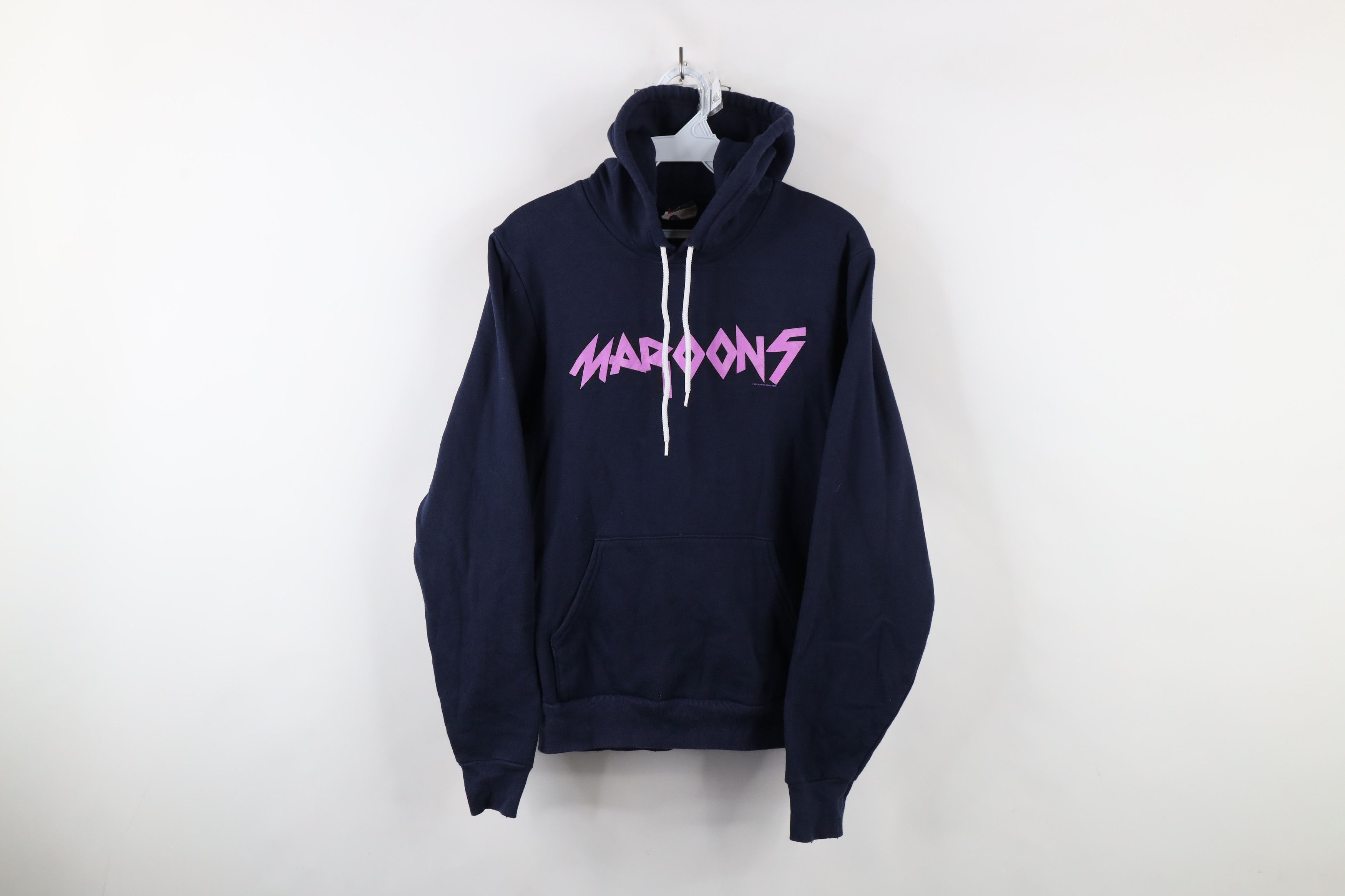 Vintage Vintage Y2K Spell Out Maroon 5 Band Hoodie Sweatshirt USA Size S / US 4 / IT 40 - 1 Thumbnail