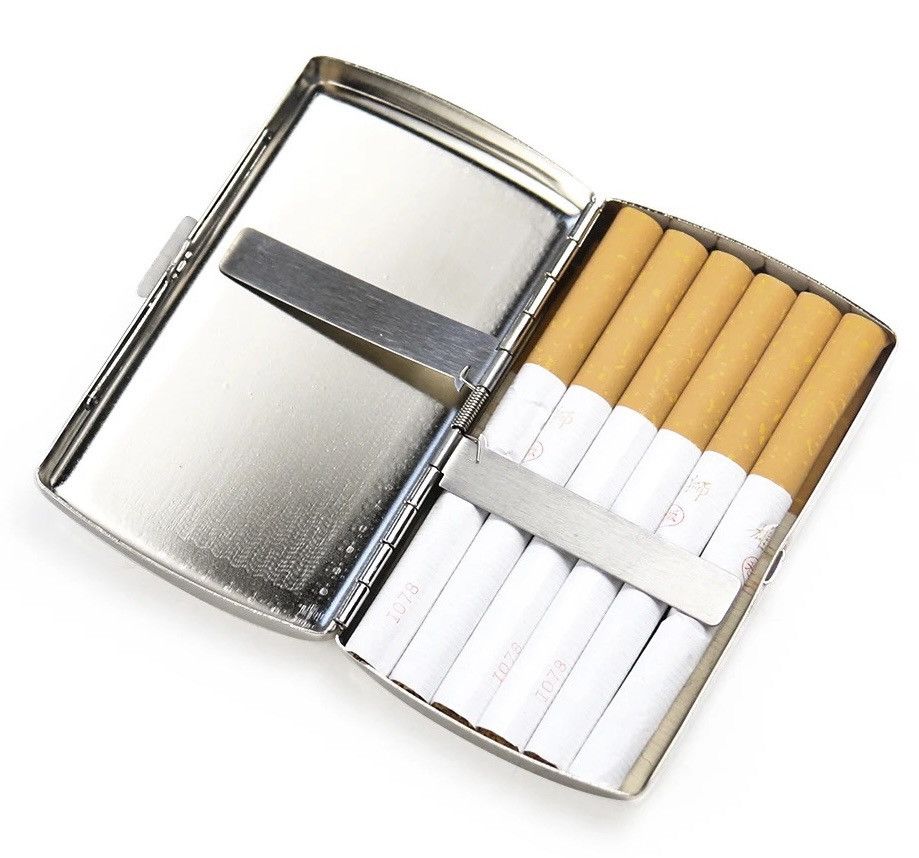 Other Portable Aluminum Alloy Cigarete Case Size ONE SIZE - 2 Thumbnail