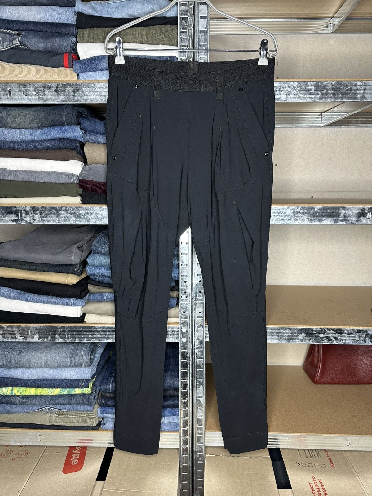Other HIGH Everyday Couture Tech Black Technical Trousers Pants Size 30" / US 8 / IT 44 - 1 Thumbnail