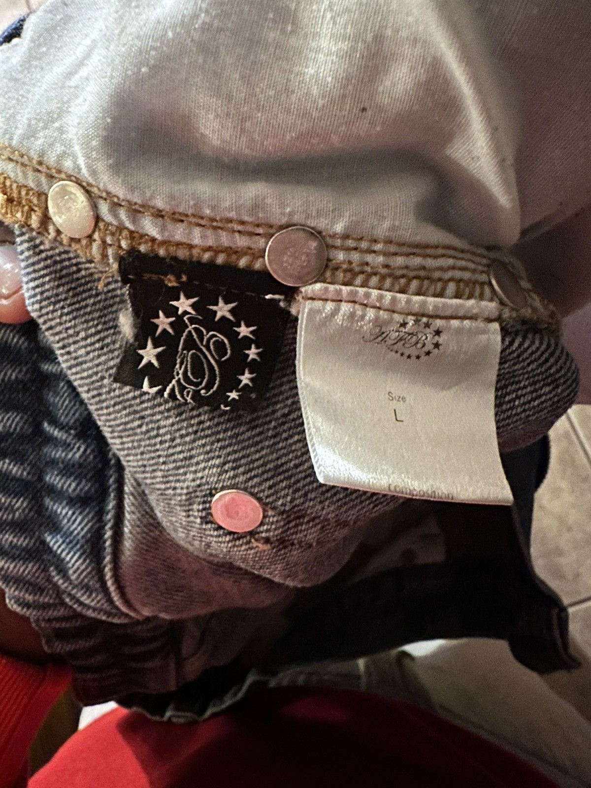 Japanese Brand AFB studded flared denim Size US 32 / EU 48 - 3 Thumbnail