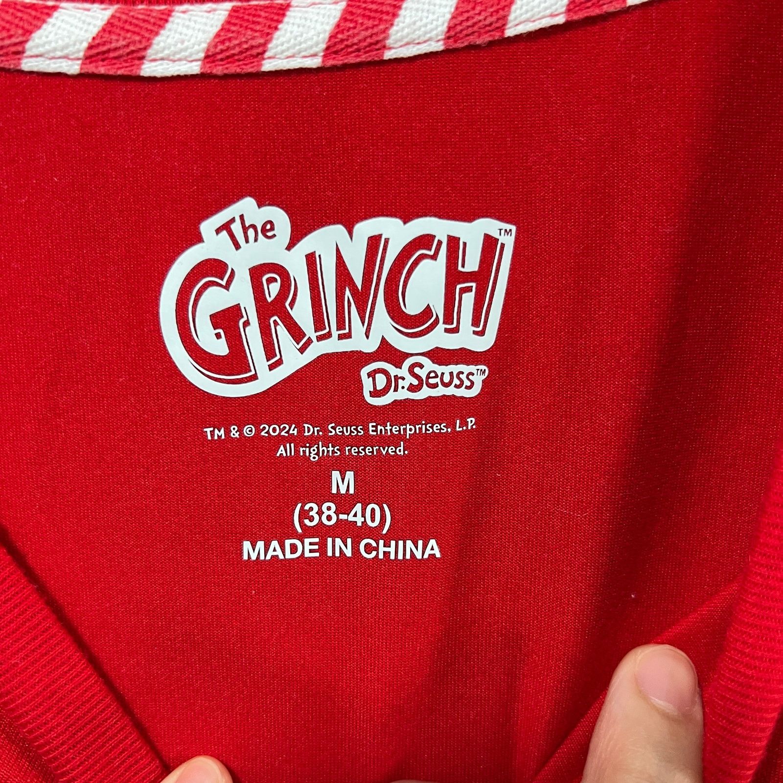 Other Dr. Seuss Grinch Matching Family Pajama Set of 4 Size M / US 6-8 / IT 42-44 - 12 Thumbnail