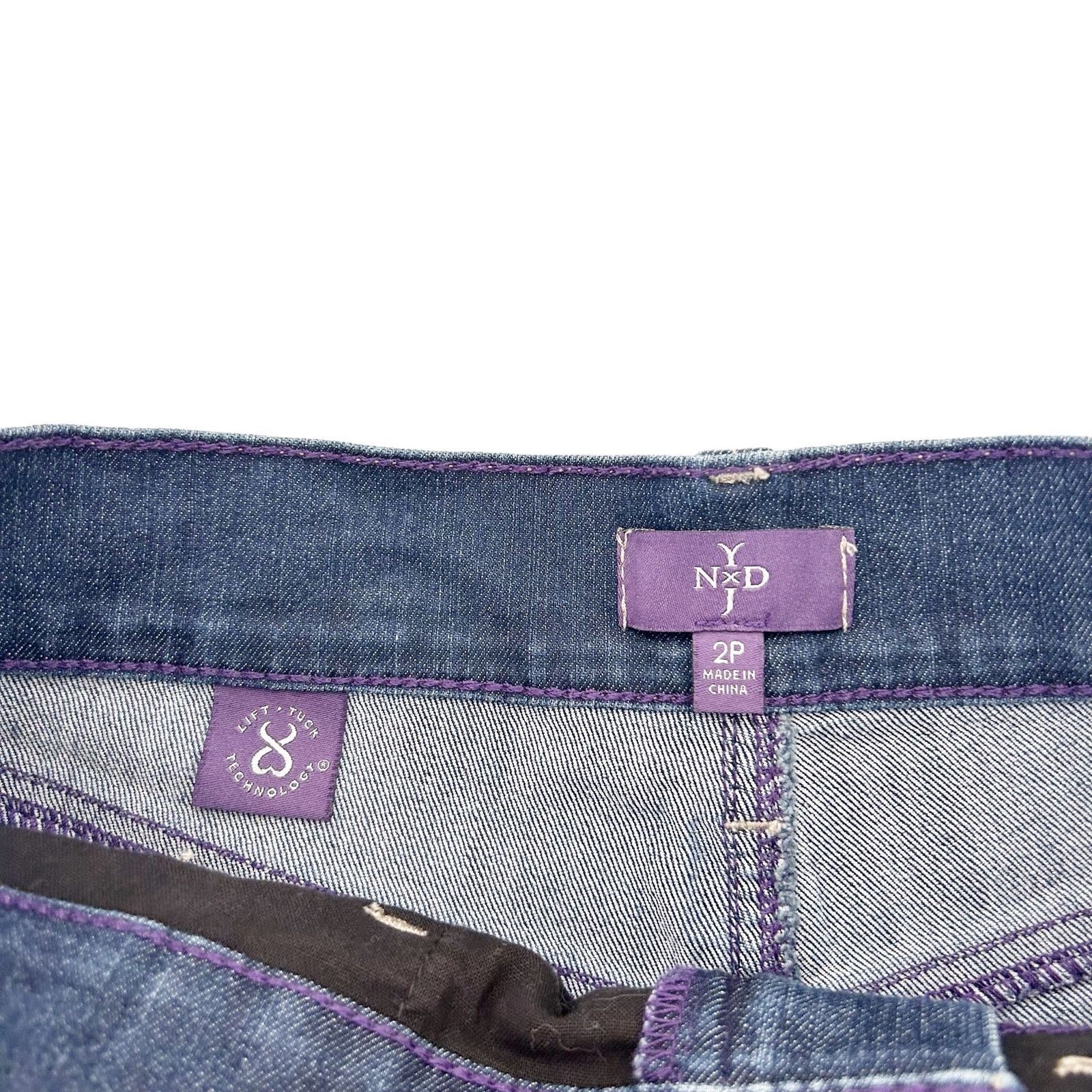 NYDJ NYDJ Cuffed Jean Shorts Sz 2P Size 26" / US 2 / IT 38 - 3 Thumbnail