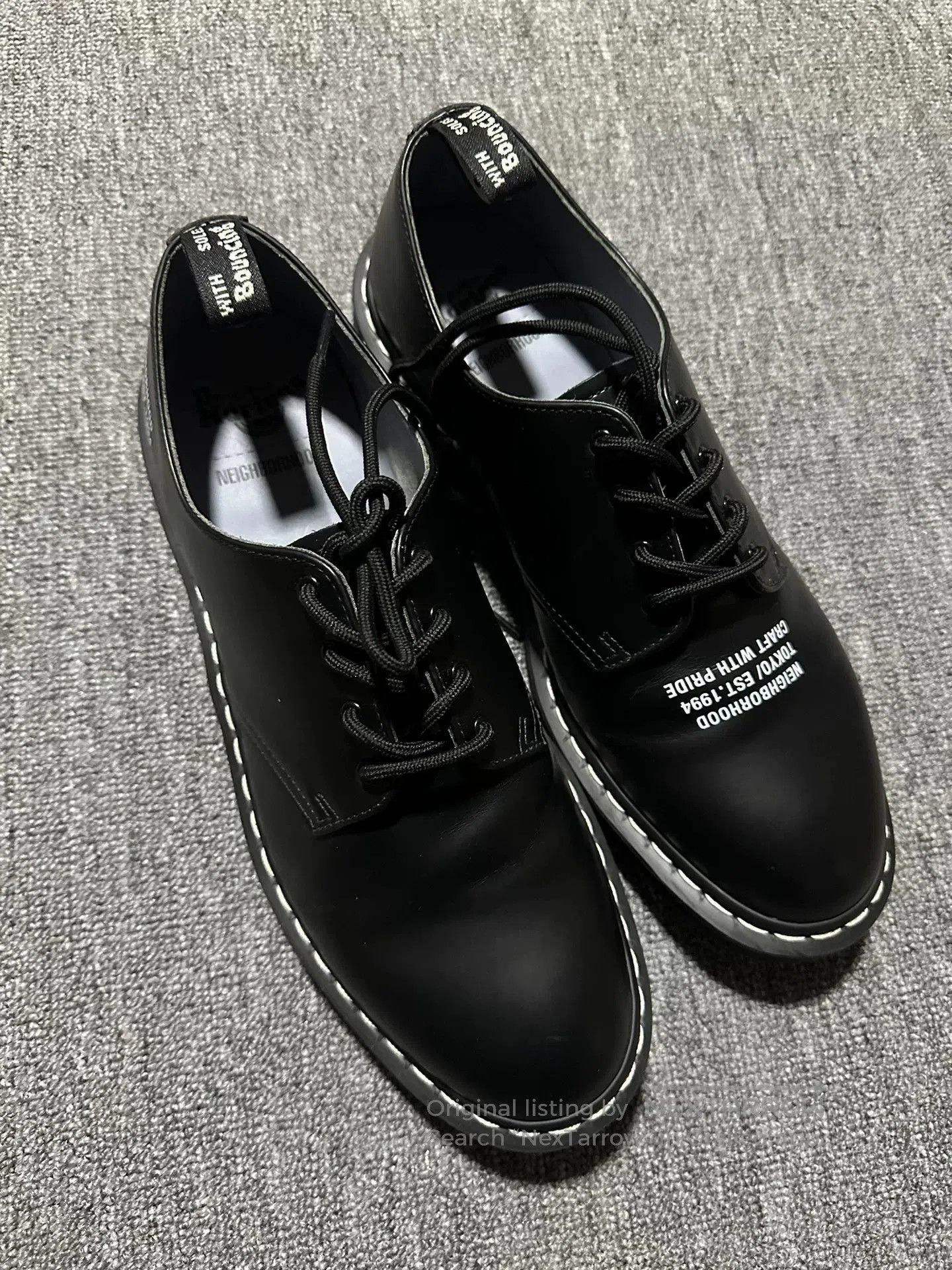Neighborhood neighborhood x dr martens black shoes. Size US 12 / EU 45 - 1 Thumbnail