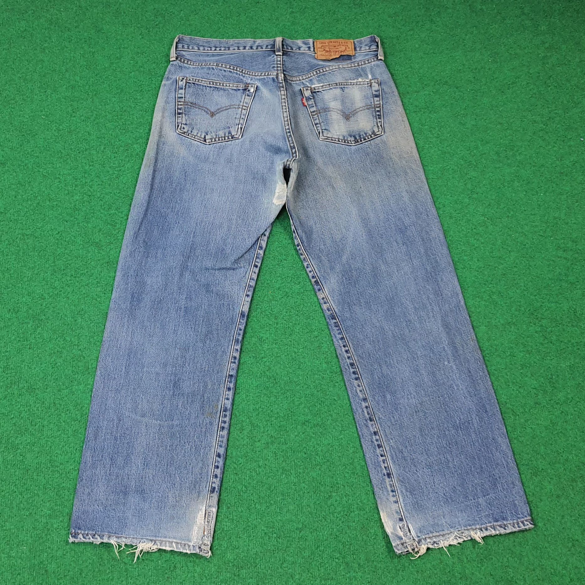 Levi's Vintage Levi's 502 Rare Redline Selvedge Jeans C272N8 Size US 32 / EU 48 - 4 Thumbnail
