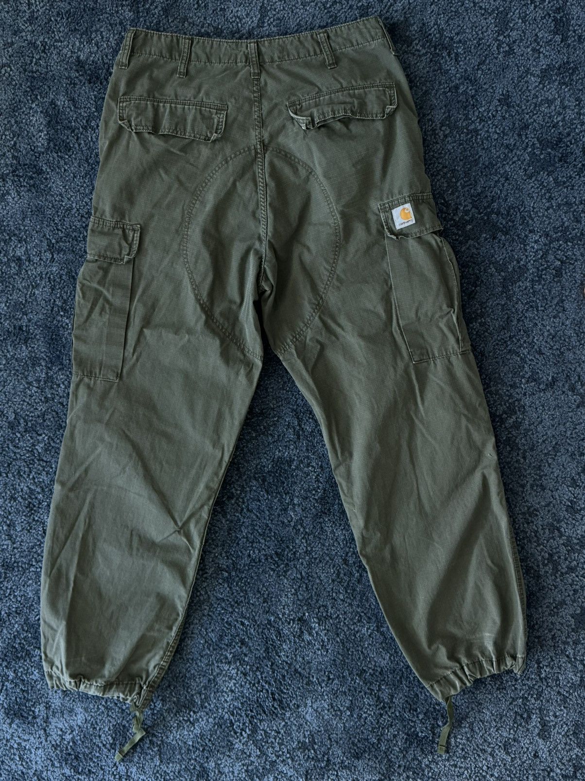Designer × Vintage Carhartt Cargo Pants Size US 37 - 2 Thumbnail