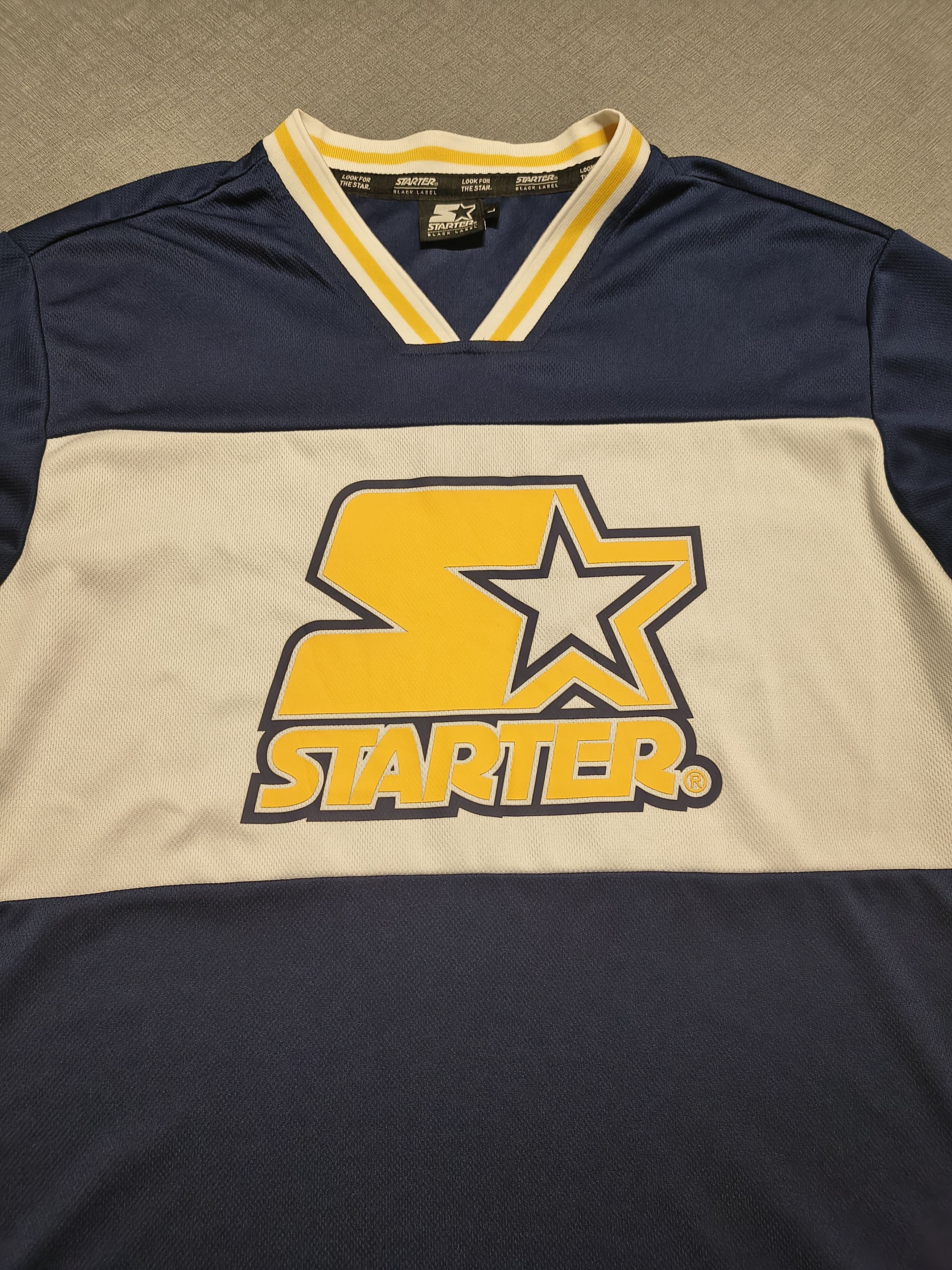 Starter Starter Black Label Long Sleeve Jersey Navy/Yellow Size US L / EU 52-54 / 3 - 2 Thumbnail
