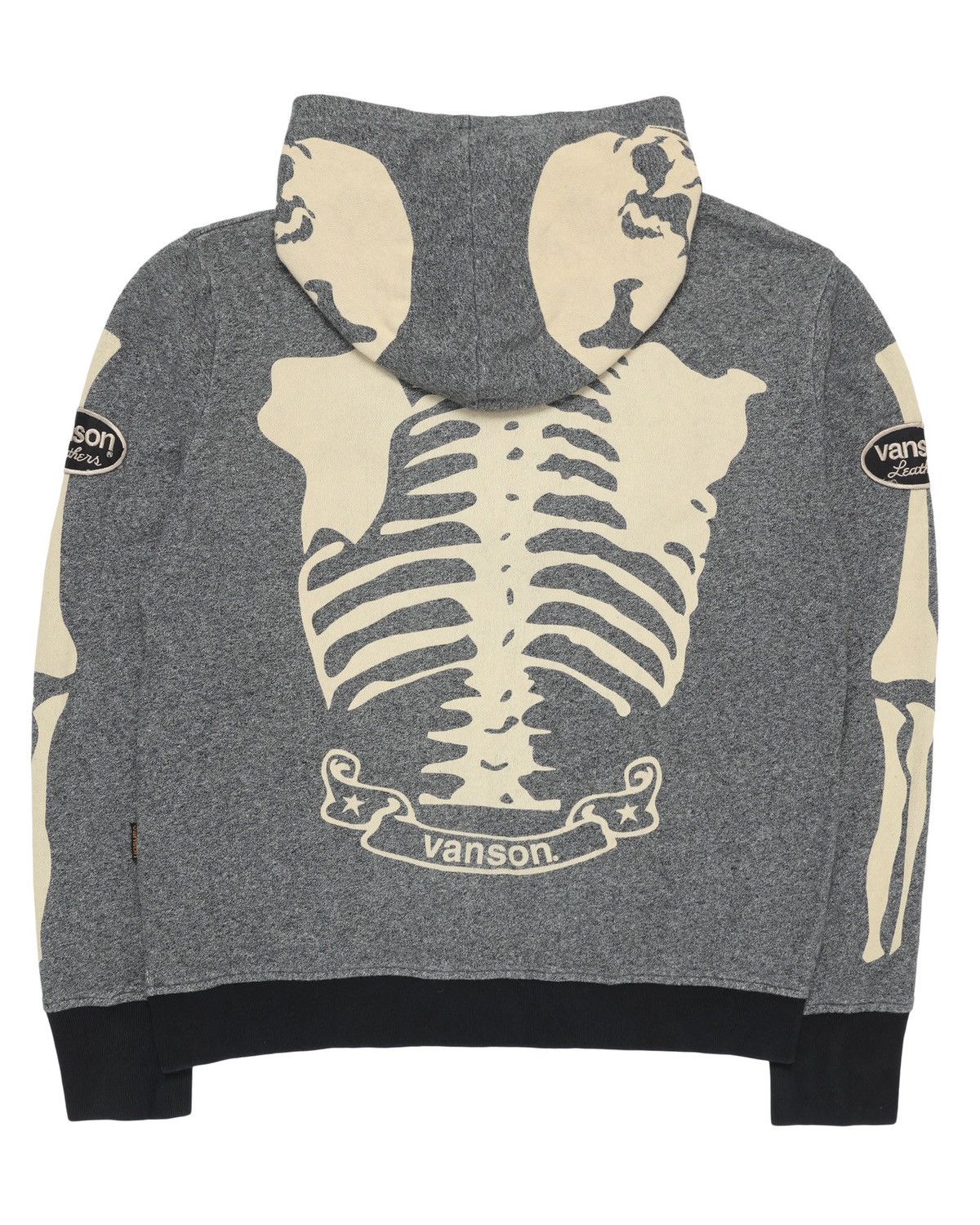 Vanson Leathers Vanson skeleton mask zip hoodie. Size US L / EU 52-54 / 3 - 3 Thumbnail