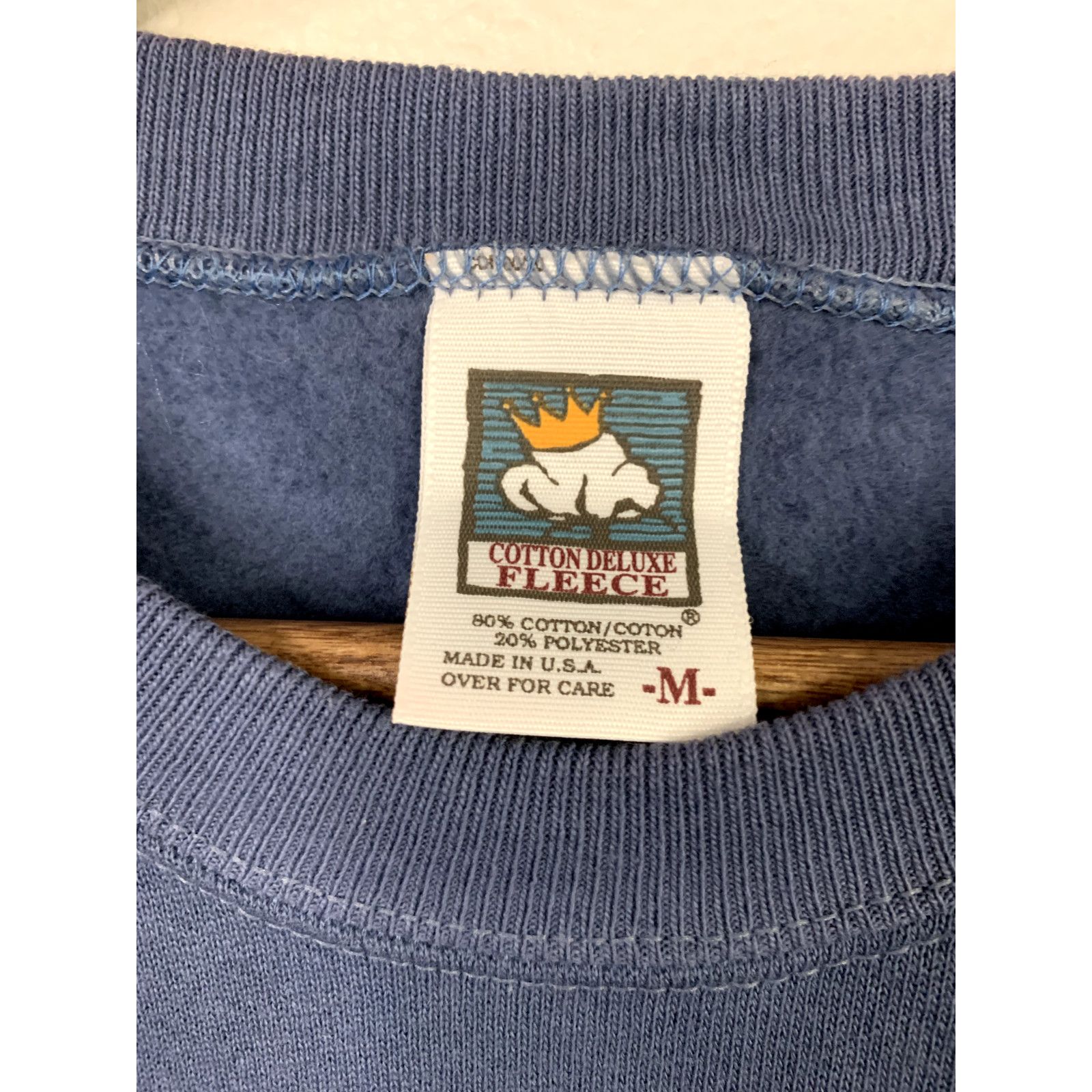 Anvil Vintage Dark Blue Blank Crewneck Medium Sweatshirt 90s VTG M Size US M / EU 48-50 / 2 - 4 Thumbnail