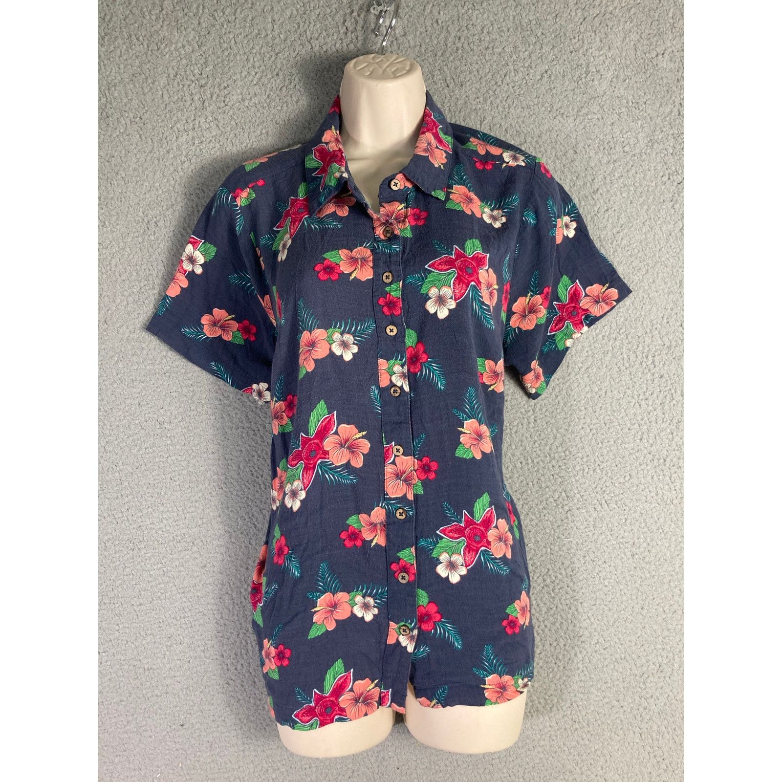 Other Stranger Things Demogorgon Floral Hawaiian Shirt Size 1 Size XL / US 12-14 / IT 48-50 - 6 Thumbnail
