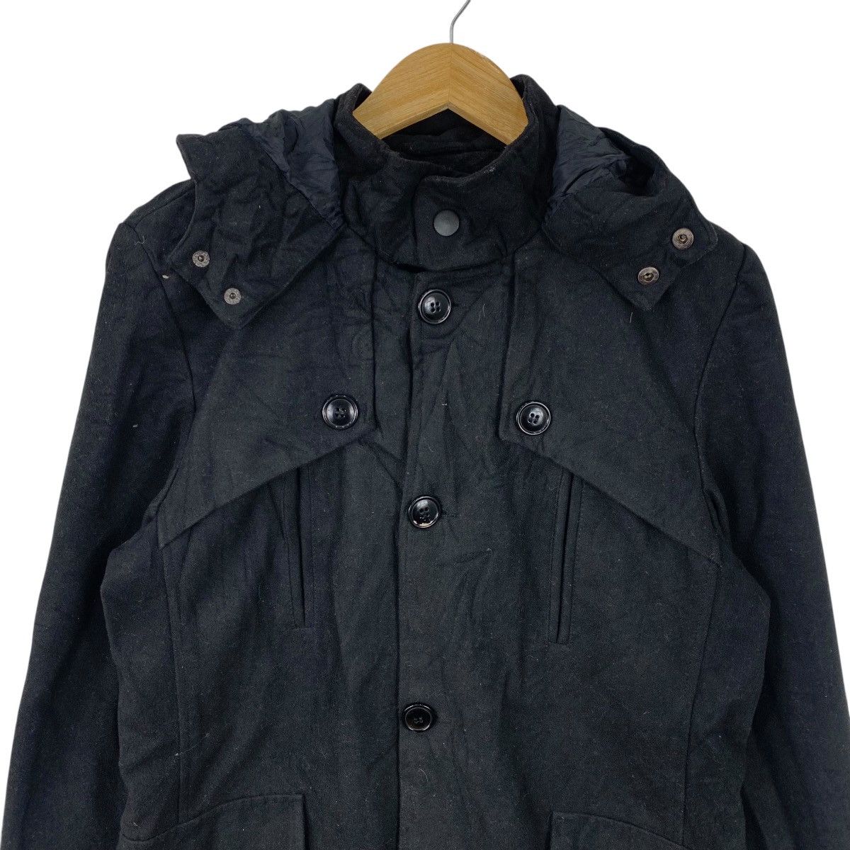 Cooper × Lee × Vintage LEE COOPER Denim Outfitter Casual Hoodie Overcoat Jacket Size US M / EU 48-50 / 2 - 4 Thumbnail