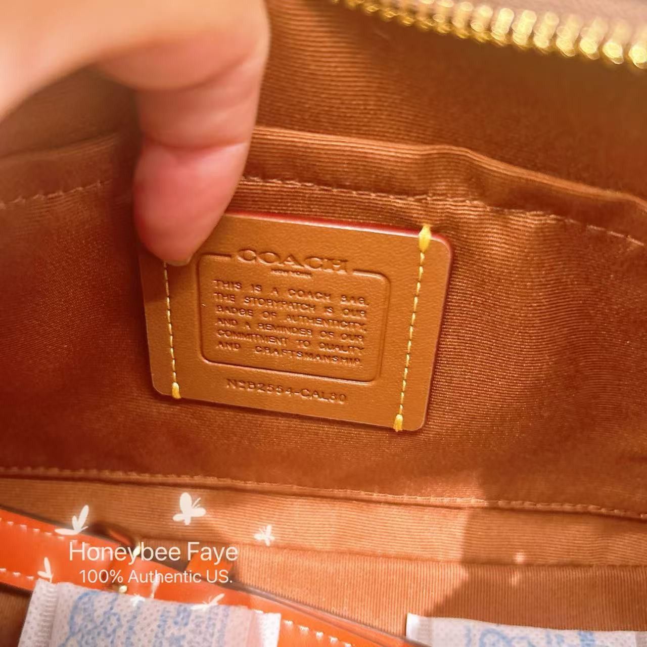 Coach Teri Shoulder Bag In Signature With Orange Print CAL80 Size ONE SIZE - 8 Thumbnail