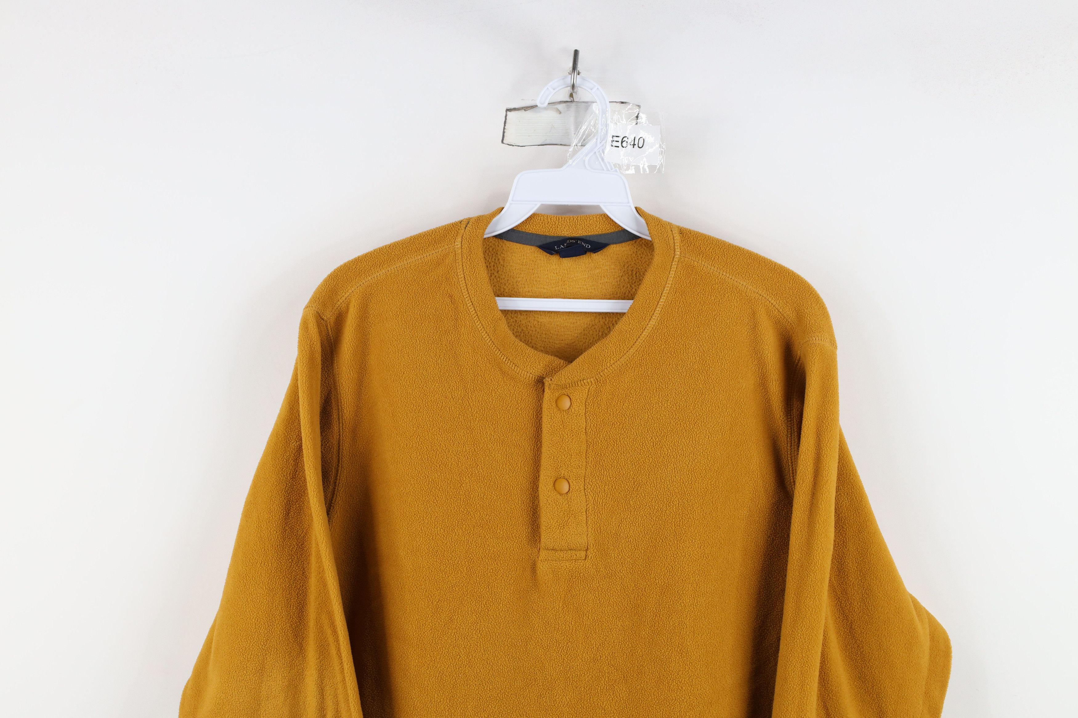 Lands' End Vintage Lands End Blank Polartec Fleece Snap Button Sweater Size US S / EU 44-46 / 1 - 2 Thumbnail
