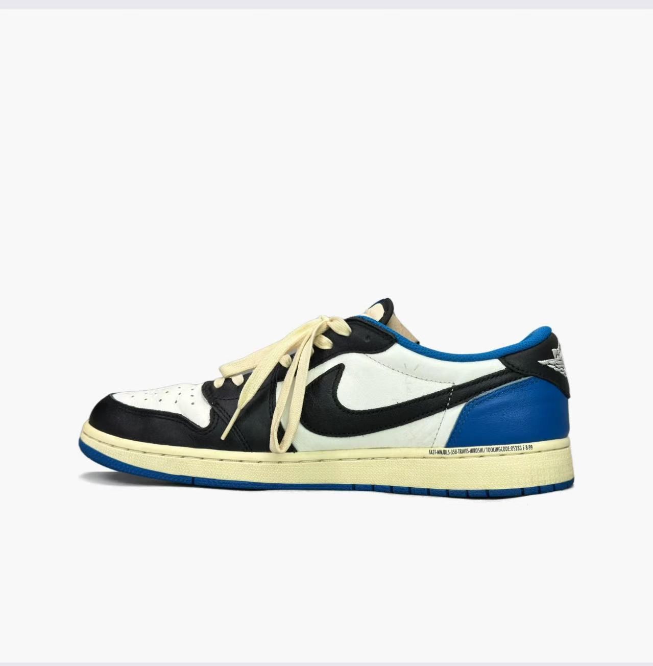Nike × Travis Scott Nike AJ X Travis Scott X Fragment Desgng low top sneakers Size US 11.5 / EU 44-45 - 3 Thumbnail