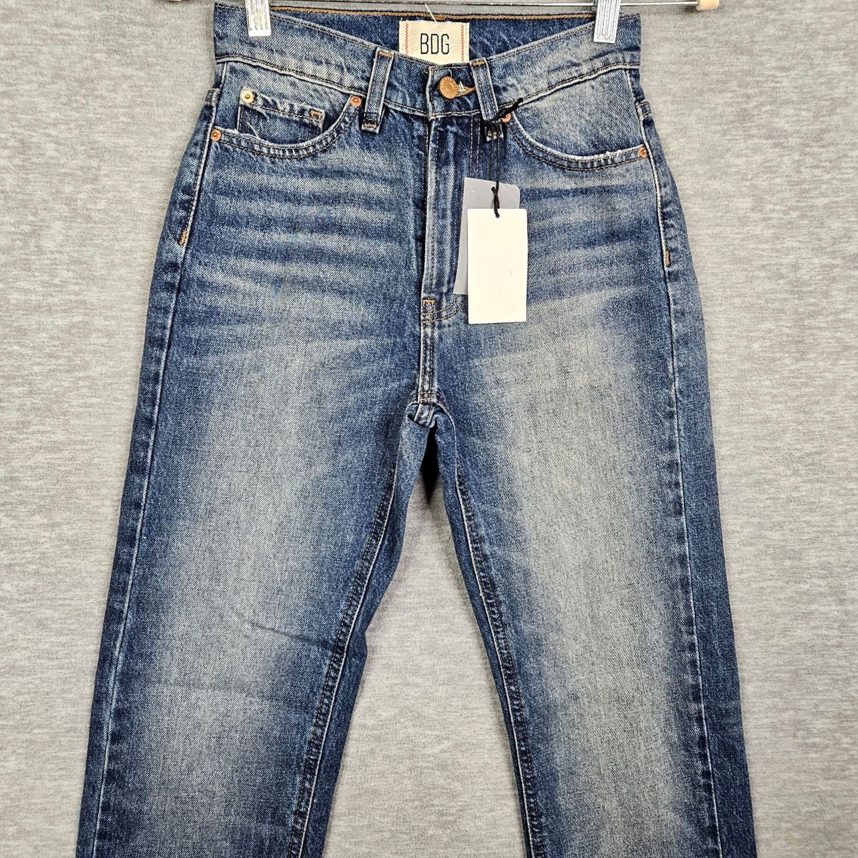 Bdg BDG Women's Cowboy Jeans Blue Straight Regular Size 25 New Size 42" / US 20 - 3 Thumbnail