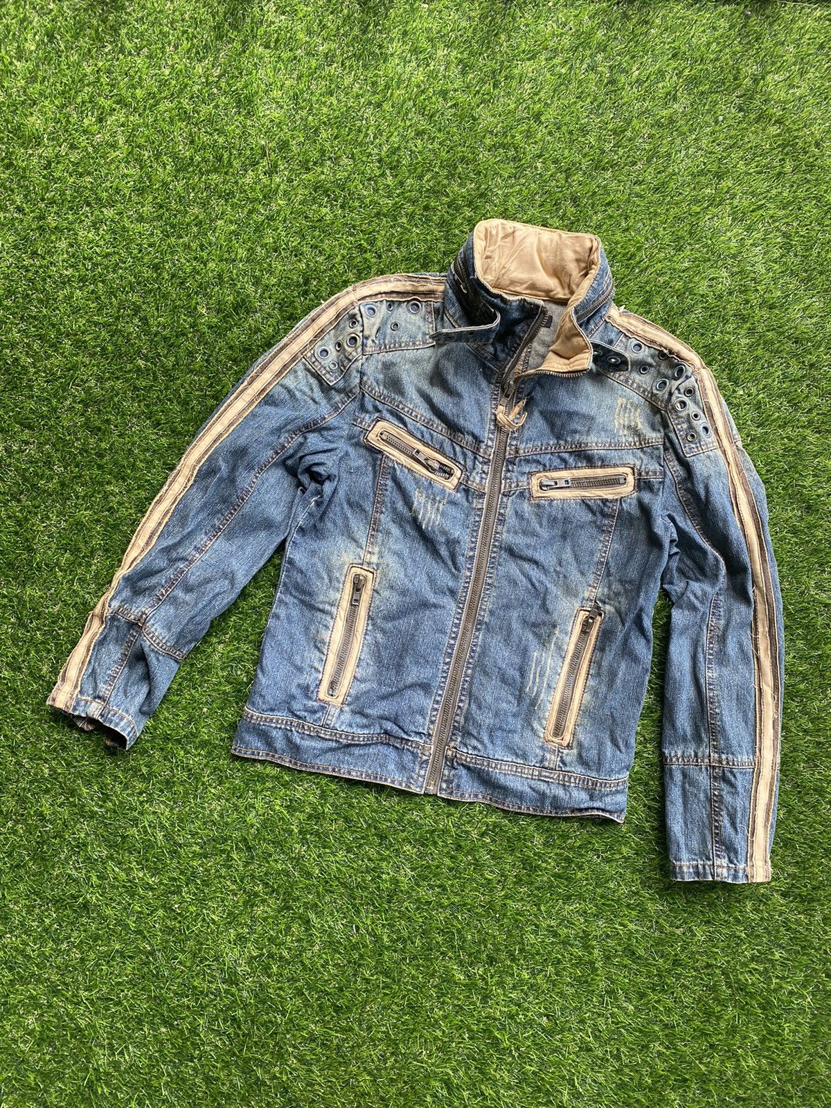 In The Attic 🔥 Distressed 🔥 Vintage In The Attic Jacket - Punk Design Size M / US 6-8 / IT 42-44 - 1 Thumbnail