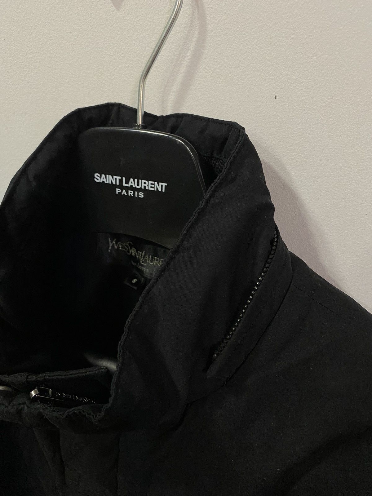Yves Saint Laurent Winter Warm YSL Jacket Black Vintage Parka Bomber Size US S / EU 44-46 / 1 - 19 Thumbnail
